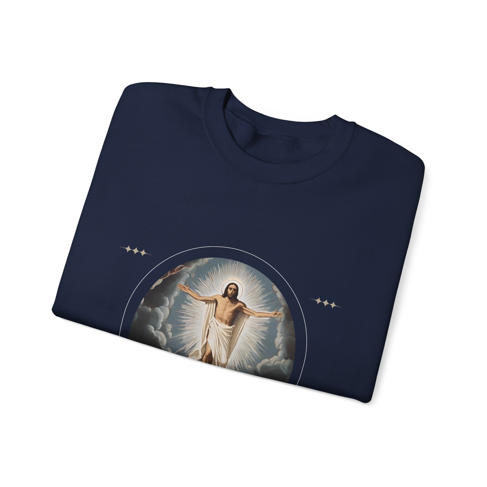 'Resurrection' Unisex Heavy Blend Crewneck - Christian Streetwear