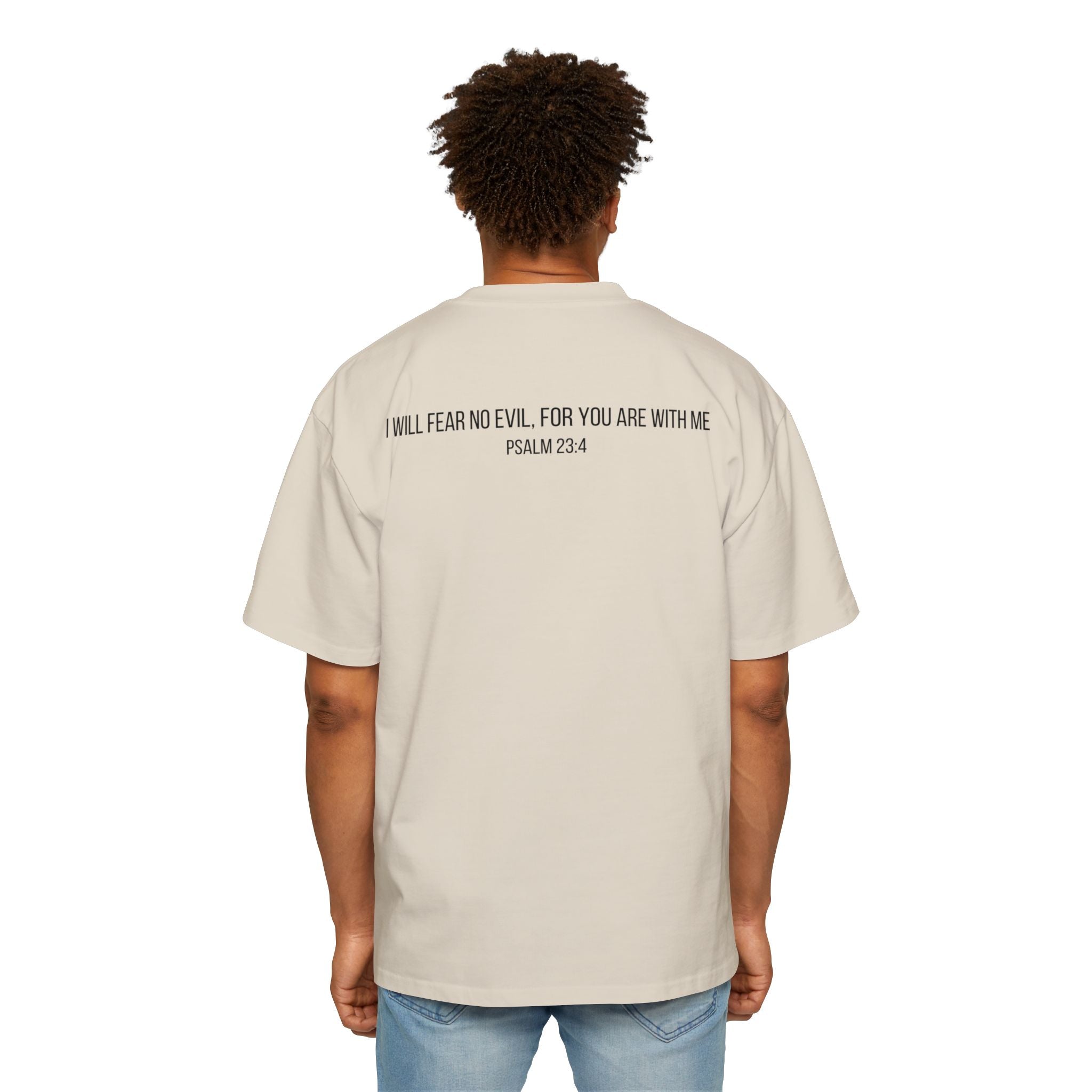 'Psalm 23:4' Oversized Tee - Christian Streetwear