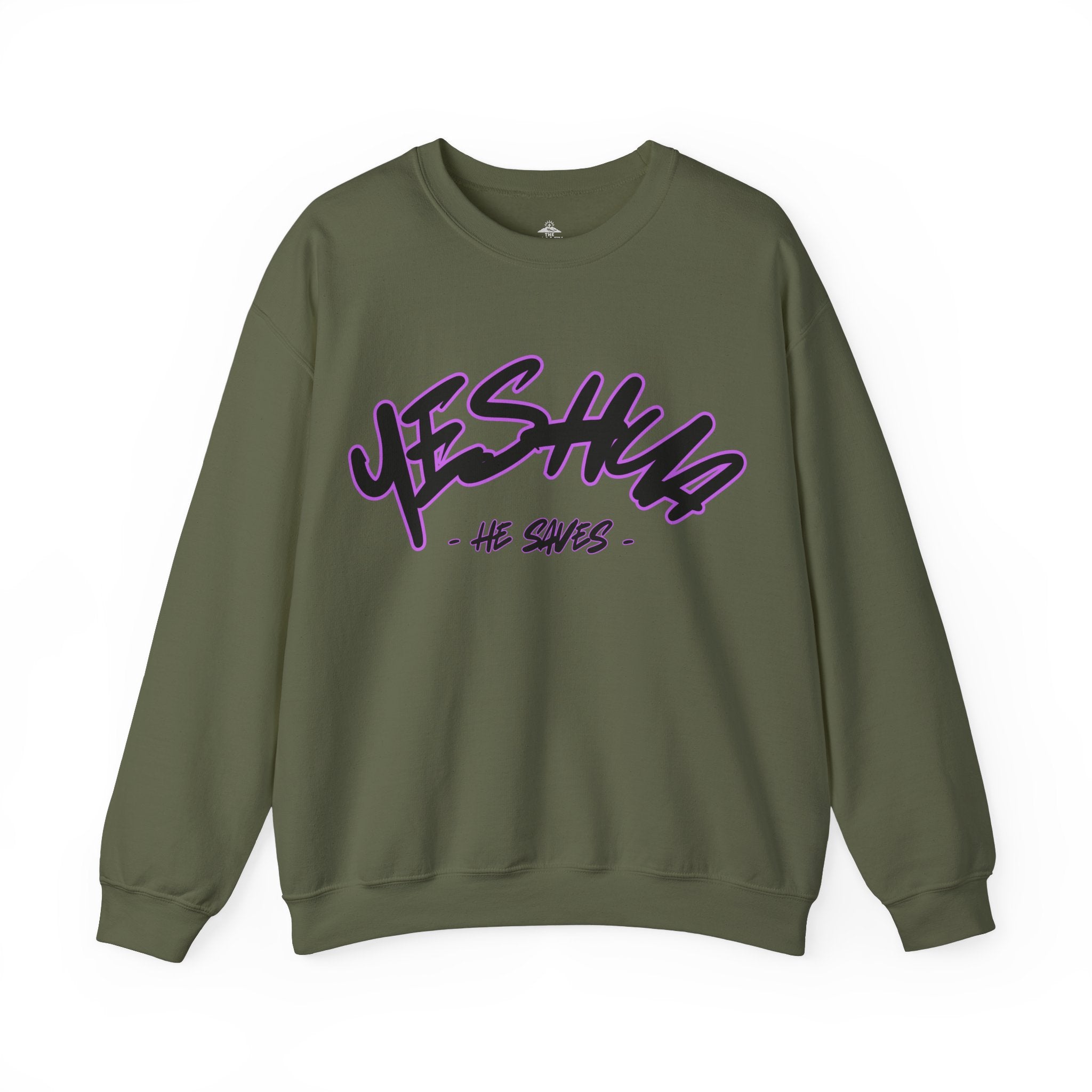 ‘Yeshua’ Heavy Blend™ Crewneck - Christian streetwear