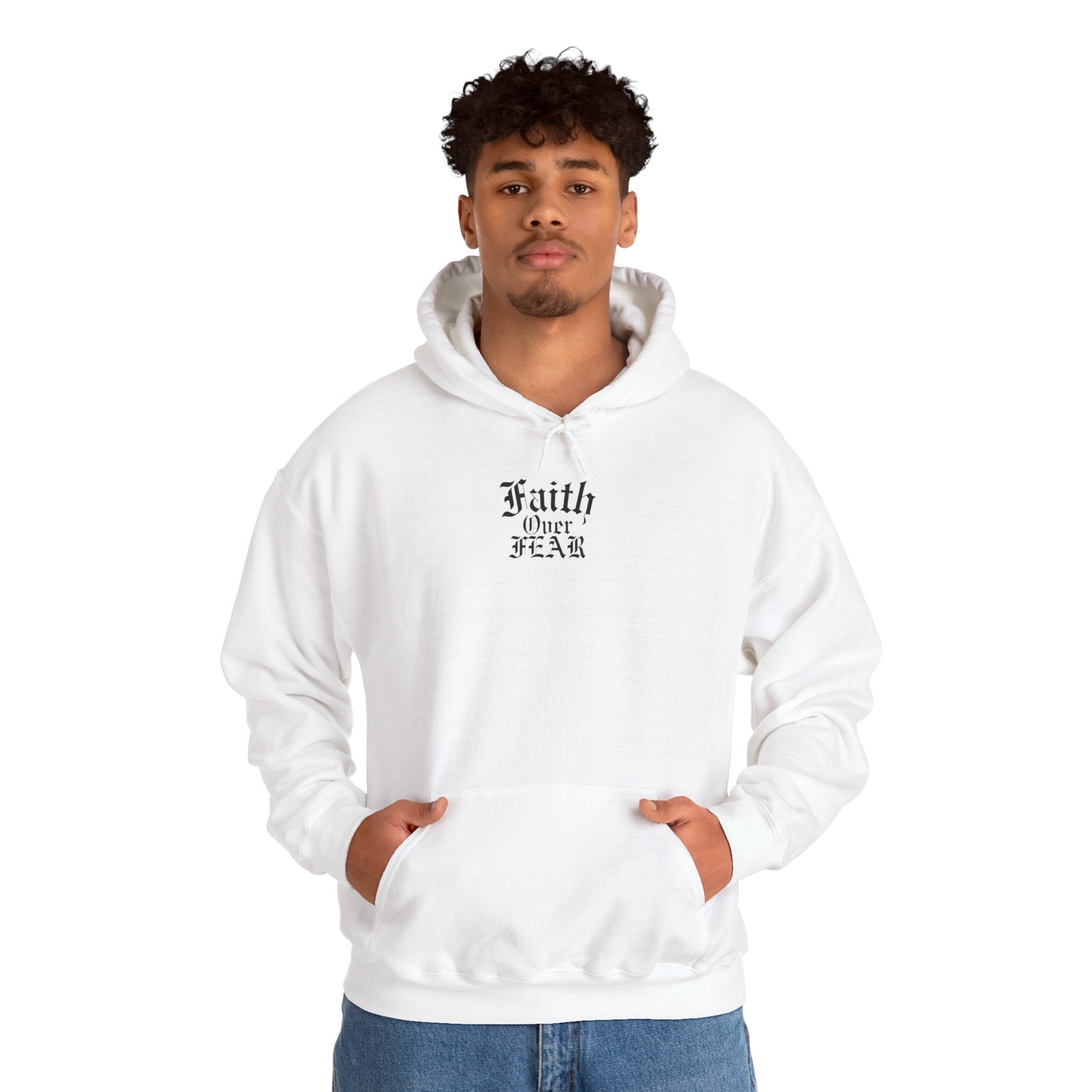 Faith Over Fear Unisex Heavy Hoodie - Christian Streetwear