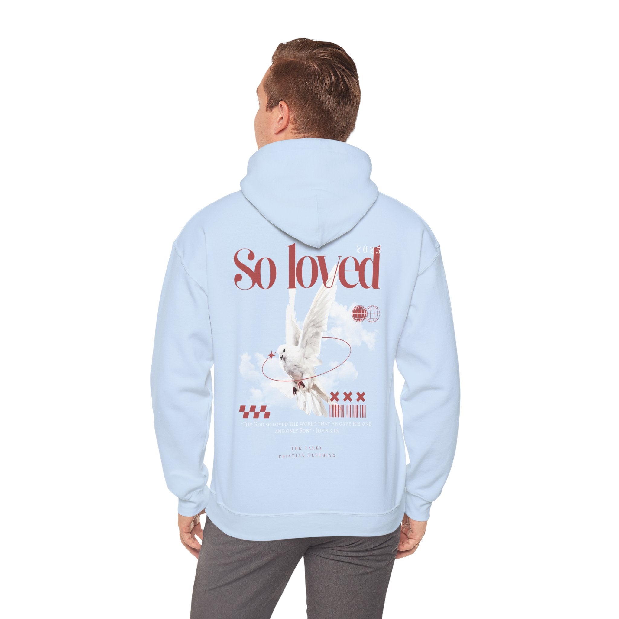 'So Loved Hoodie' Unisex Heavy Blend™ - Christian Streetwear