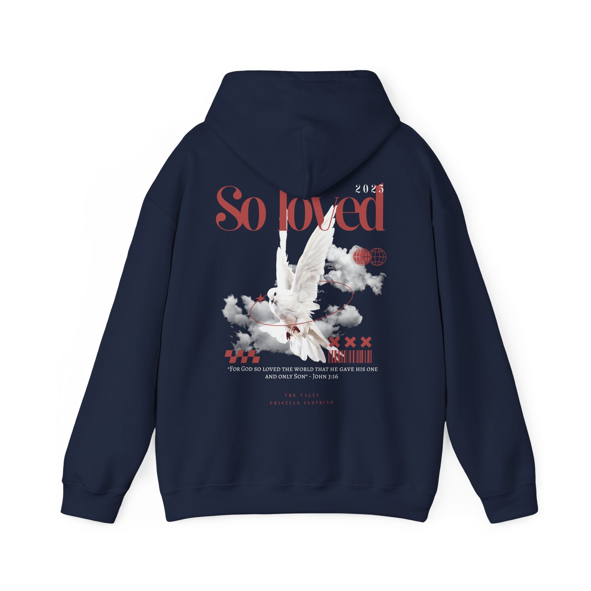 'So Loved Hoodie' Unisex Heavy Blend™ - Christian Streetwear
