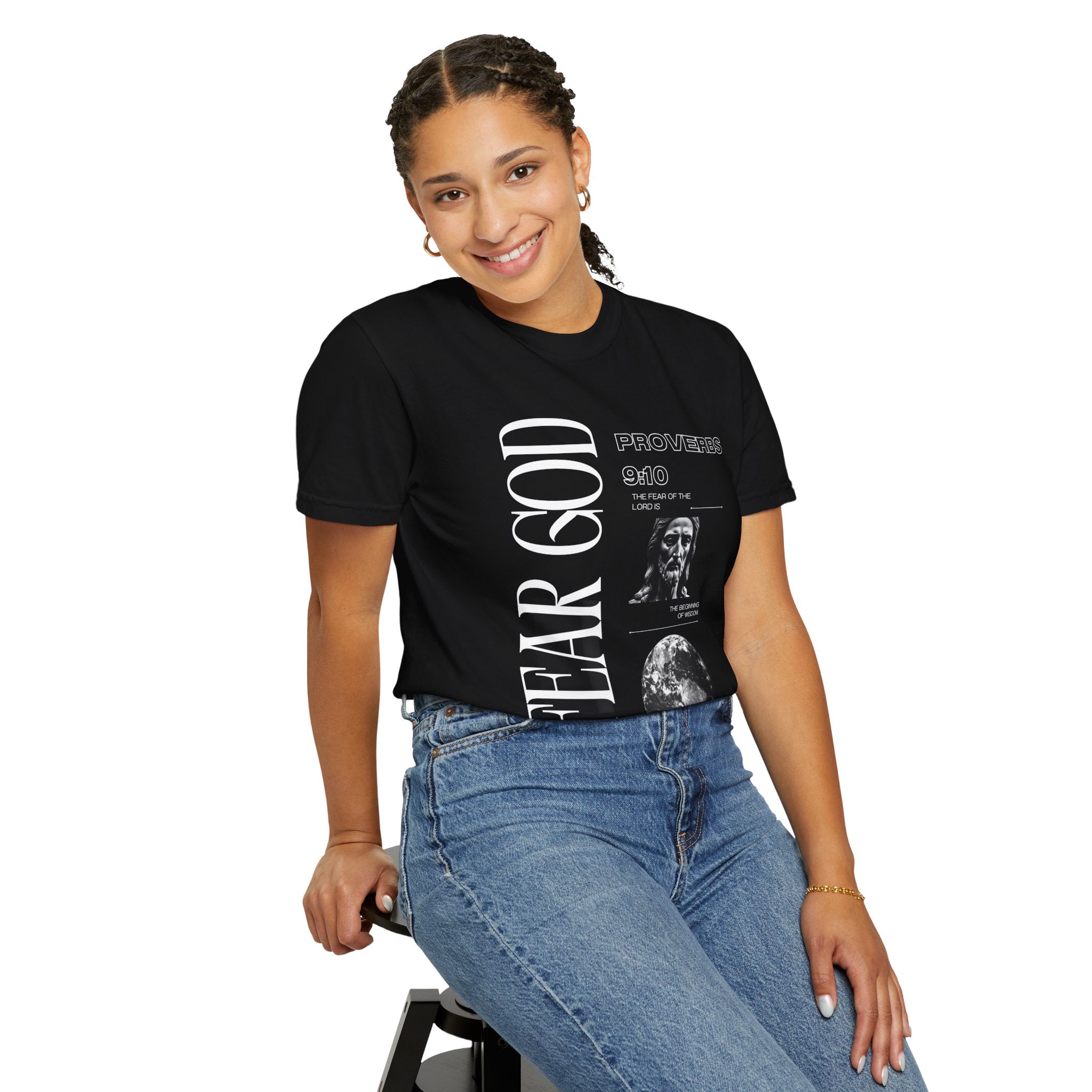 ‘Fear god’ Woman’s T-shirt - Christian streetwear