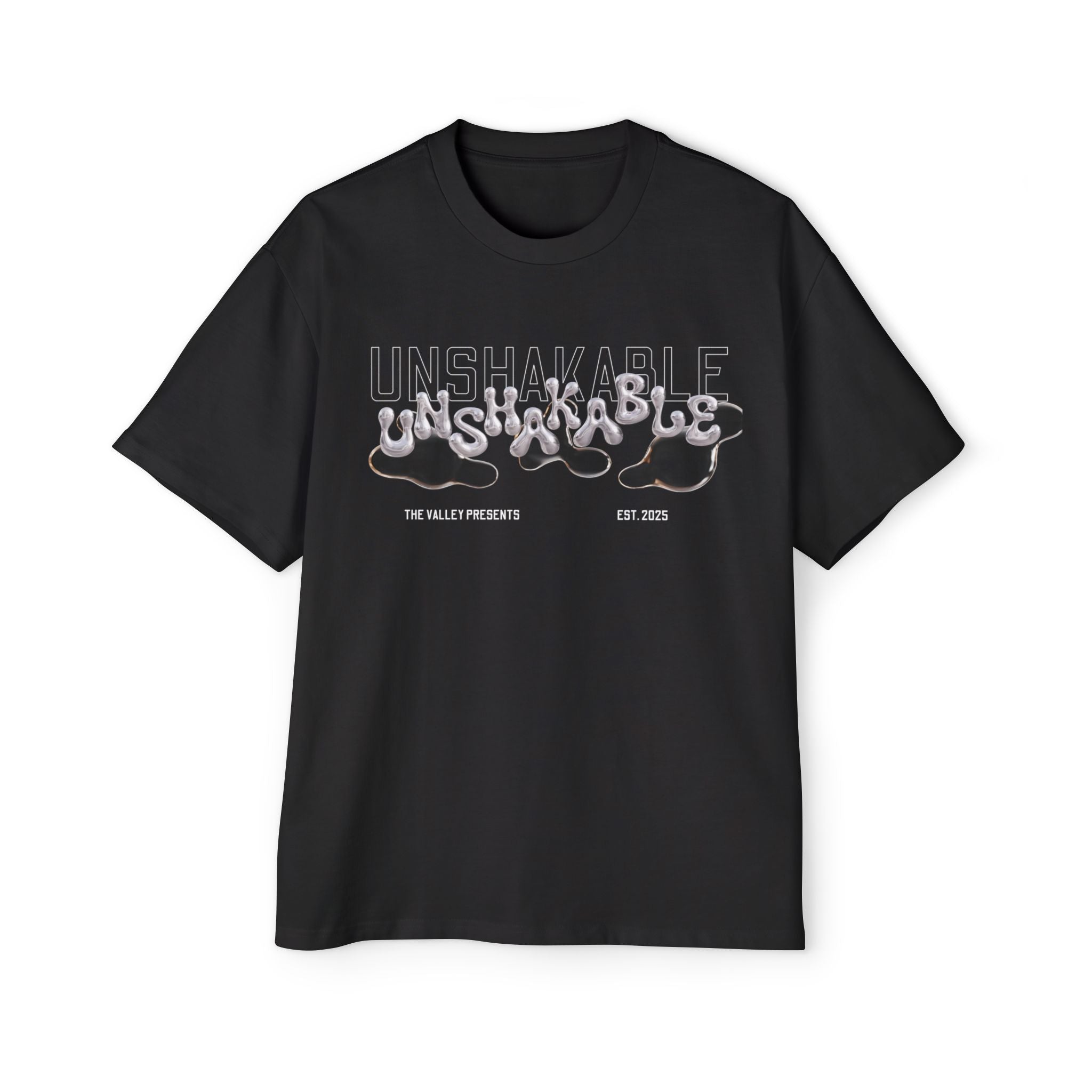 'Unshakable' Heavy Oversized Tee - Christian Streetwear