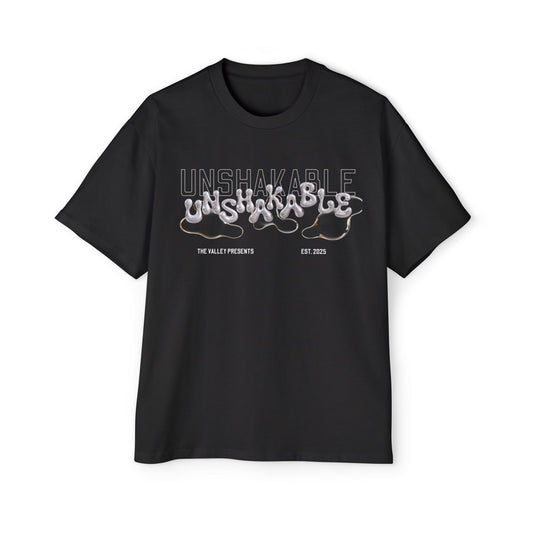 'Unshakable' Heavy Oversized Tee - Christian Streetwear