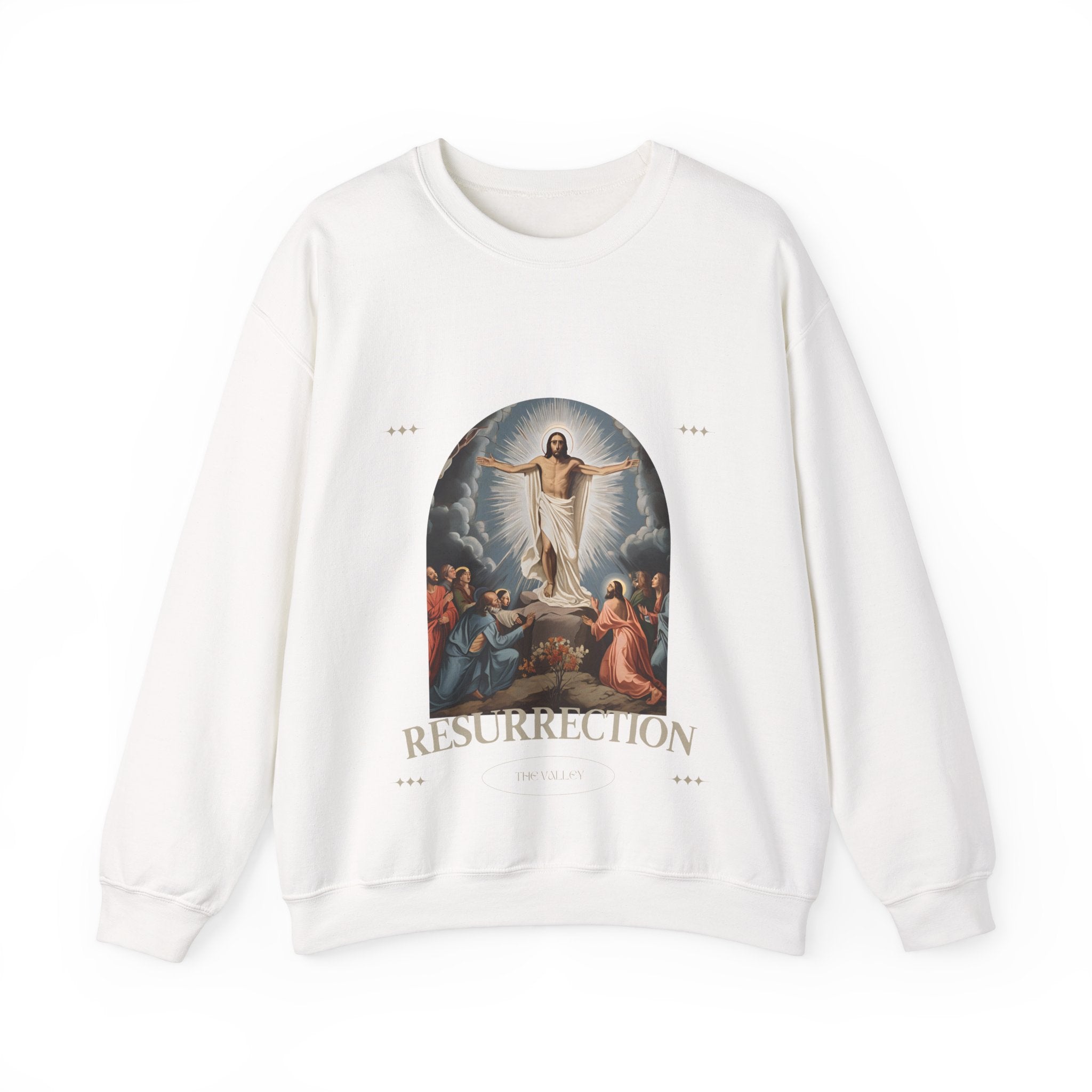 'Resurrection' Unisex Heavy Blend Crewneck - Christian Streetwear