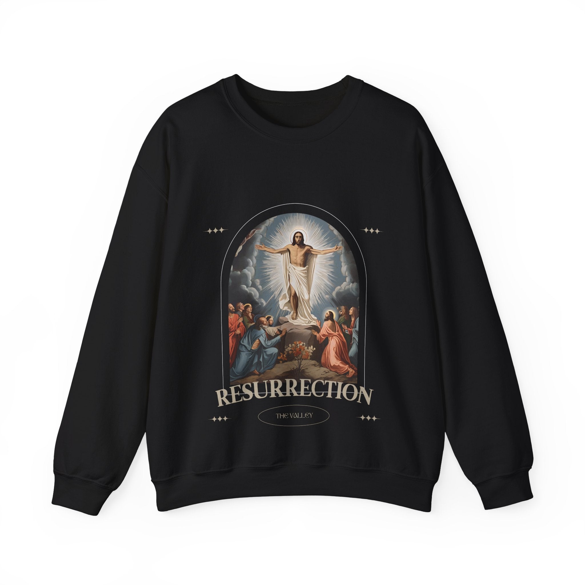 'Resurrection' Unisex Heavy Blend Crewneck - Christian Streetwear