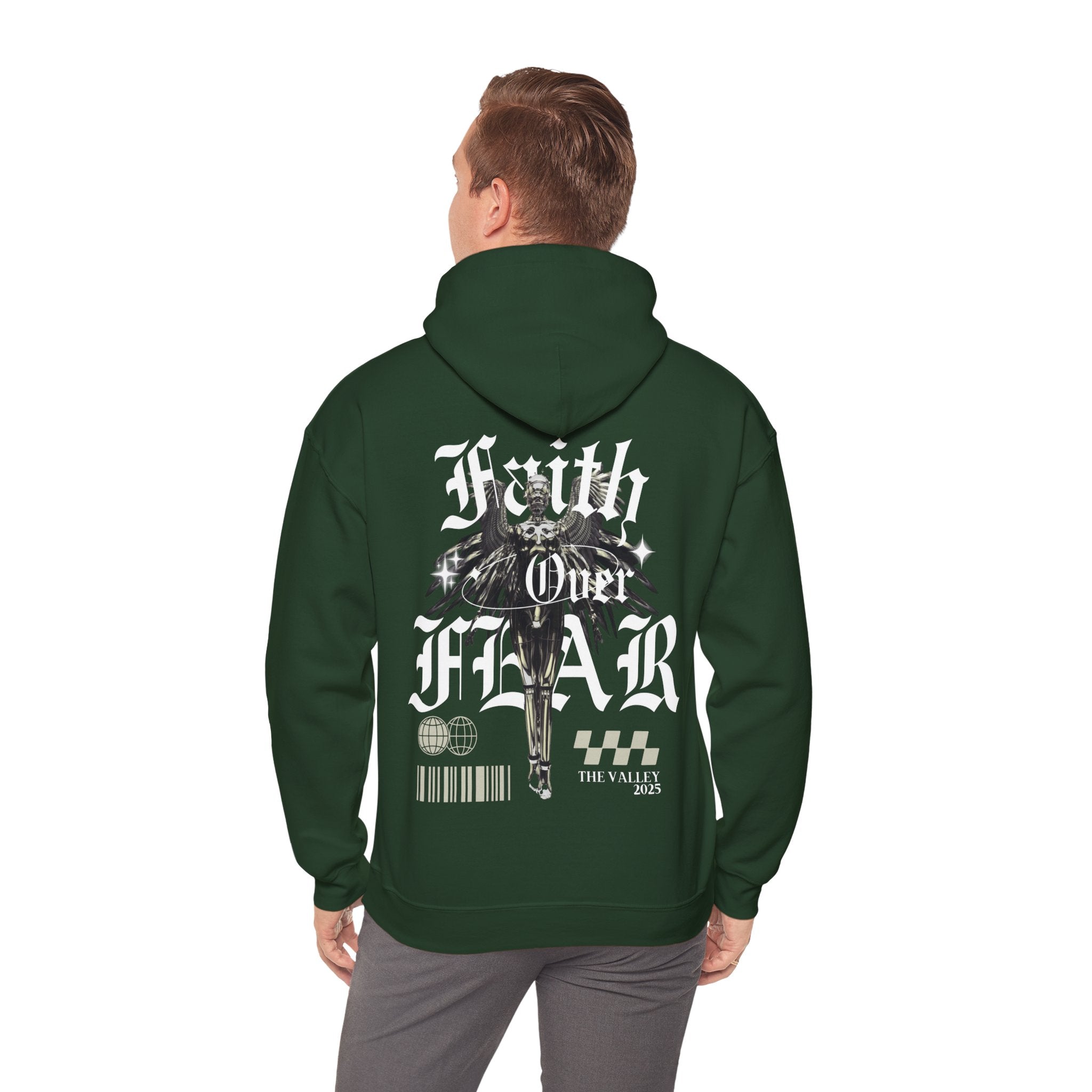 Faith Over Fear Unisex Heavy Hoodie - Christian Streetwear