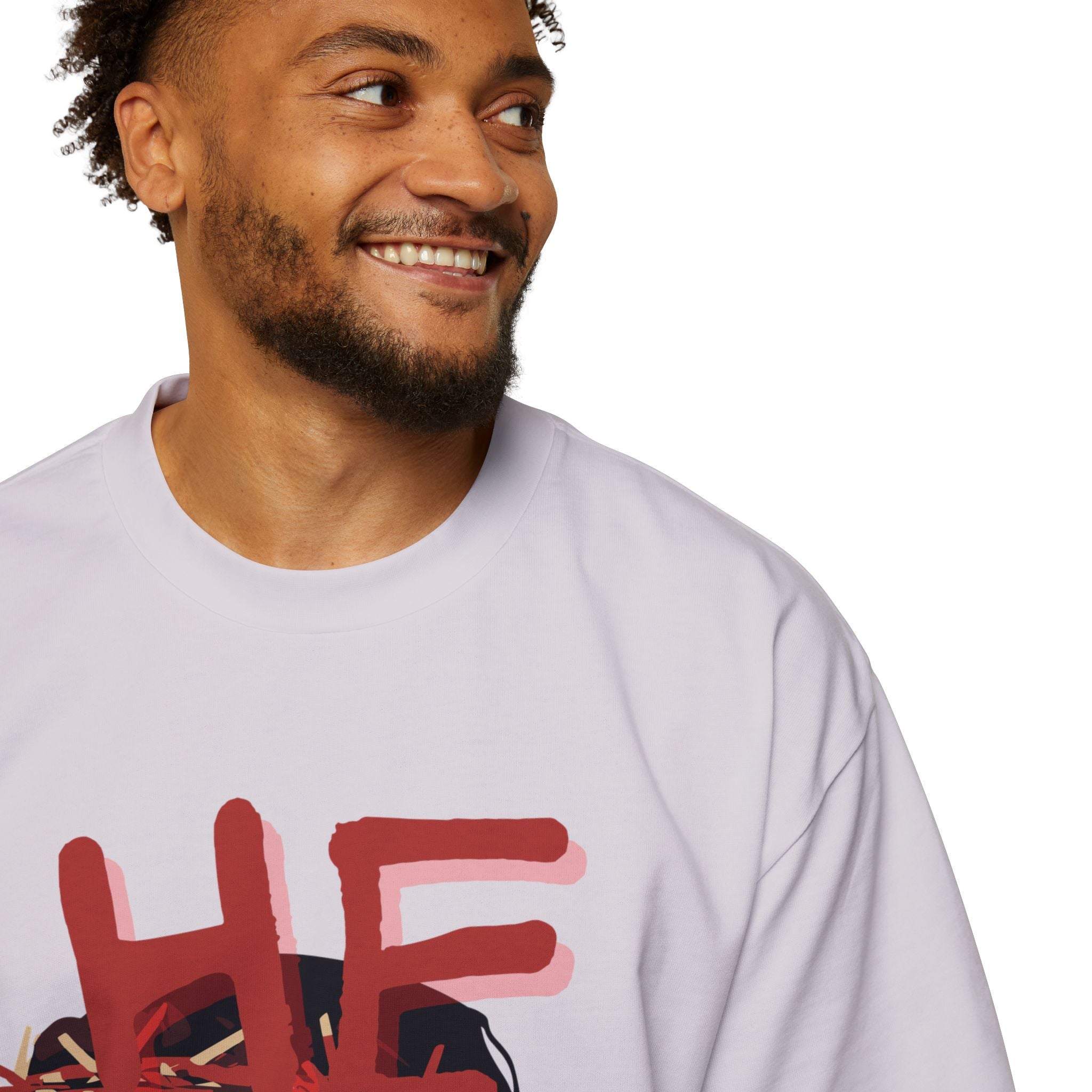 'He Saves V2' Heavy Oversized Tee - Christian Streetwear