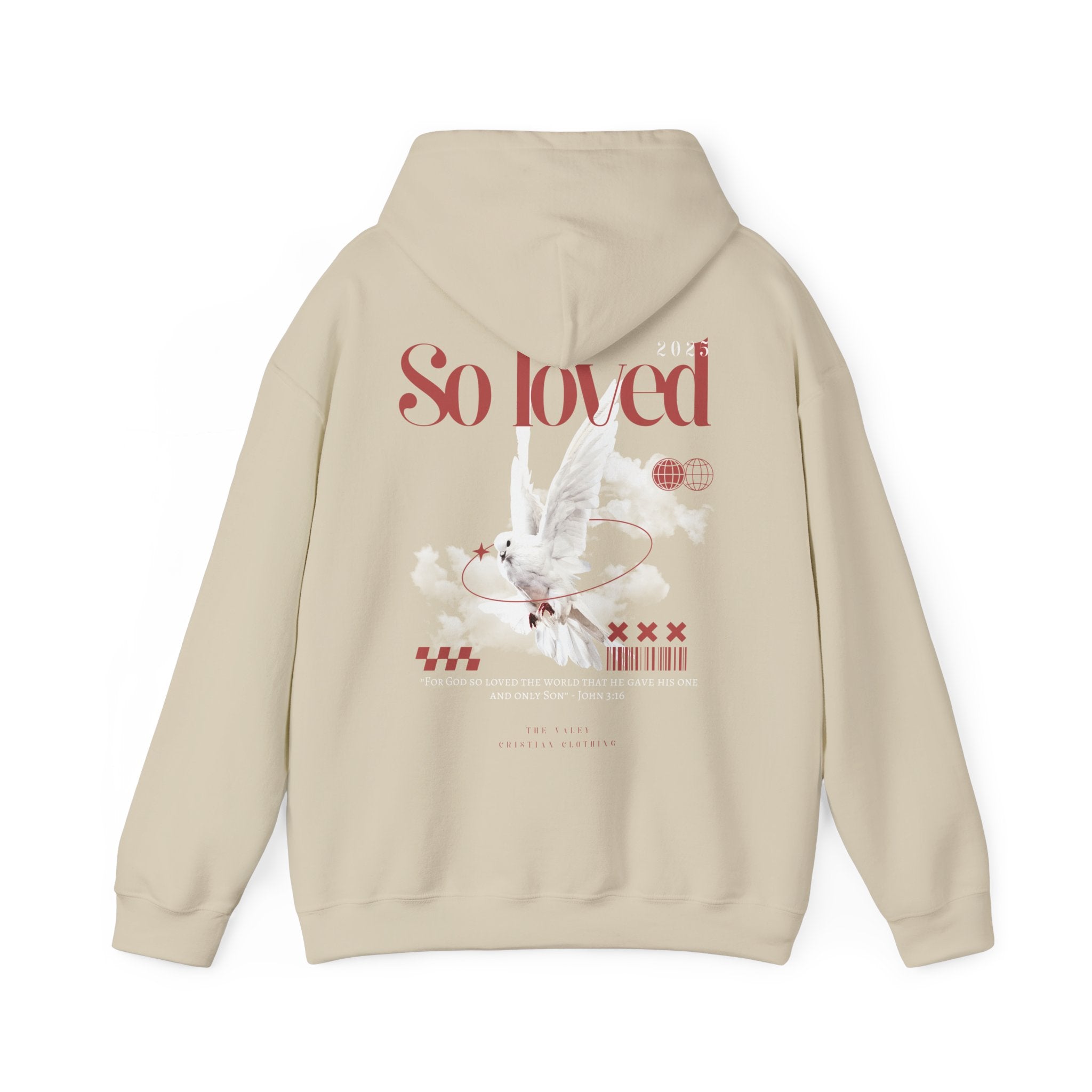 'So Loved Hoodie' Unisex Heavy Blend™ - Christian Streetwear
