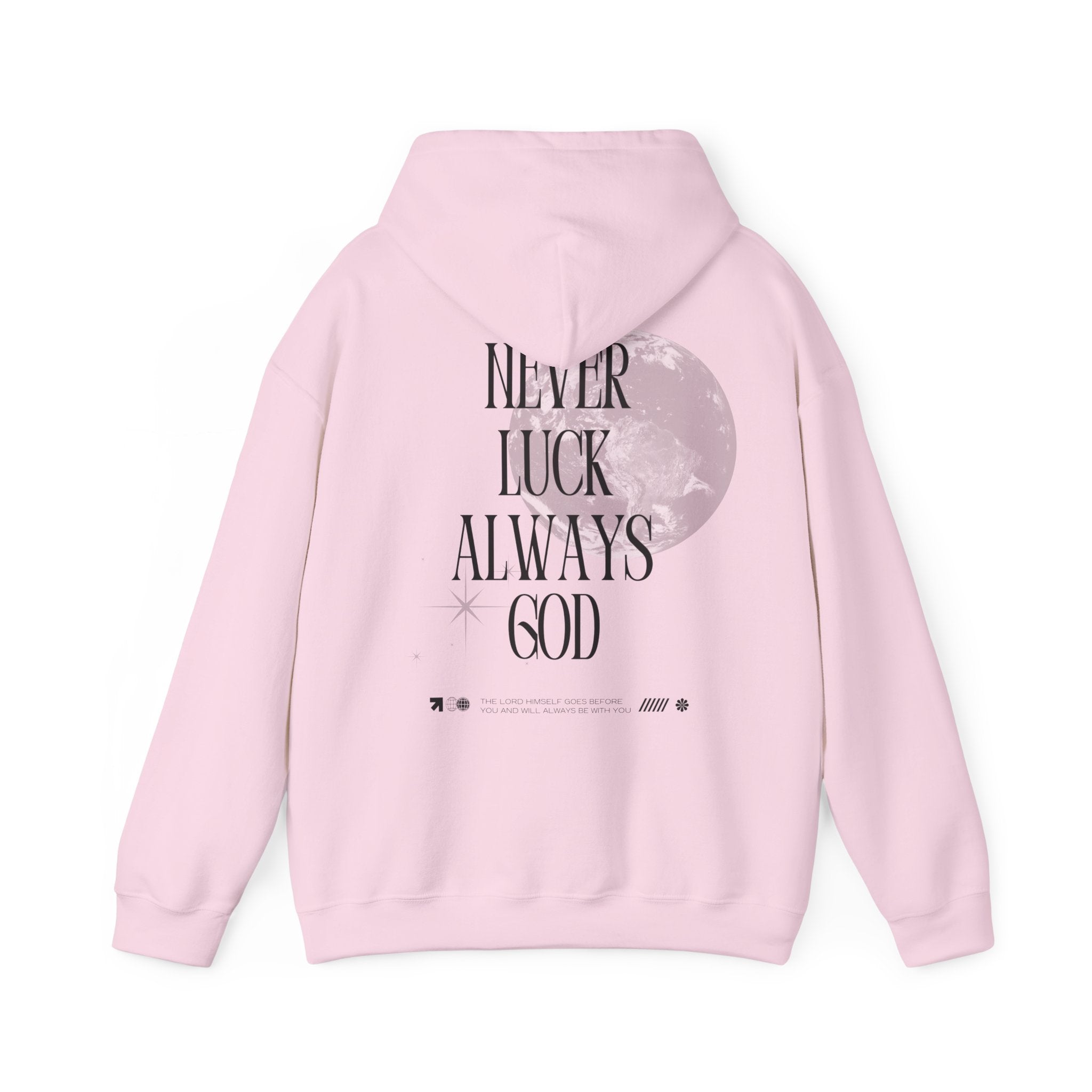 'Never Luck' Unisex Heavy Blend™ - Christian Streetwear