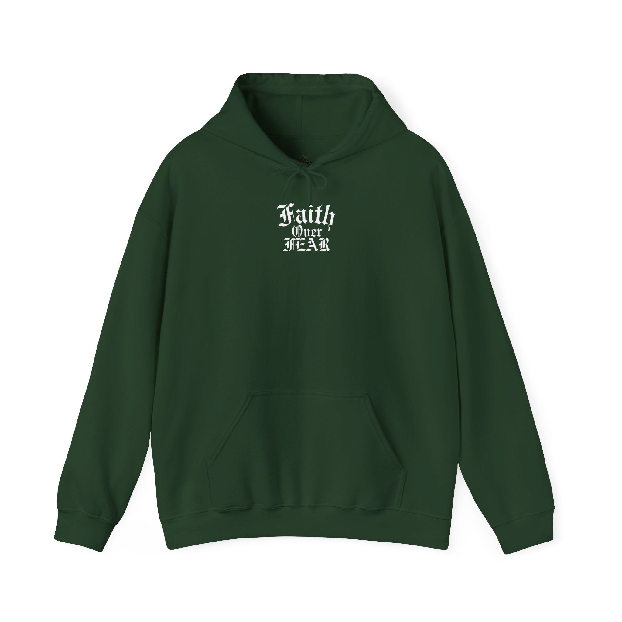 Faith Over Fear Unisex Heavy Hoodie - Christian Streetwear
