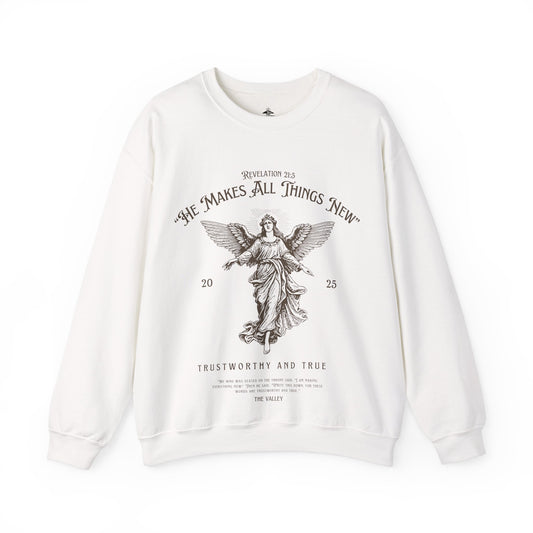 ‘All things new’ Heavy Blend™ Crewneck - Christian streetwear
