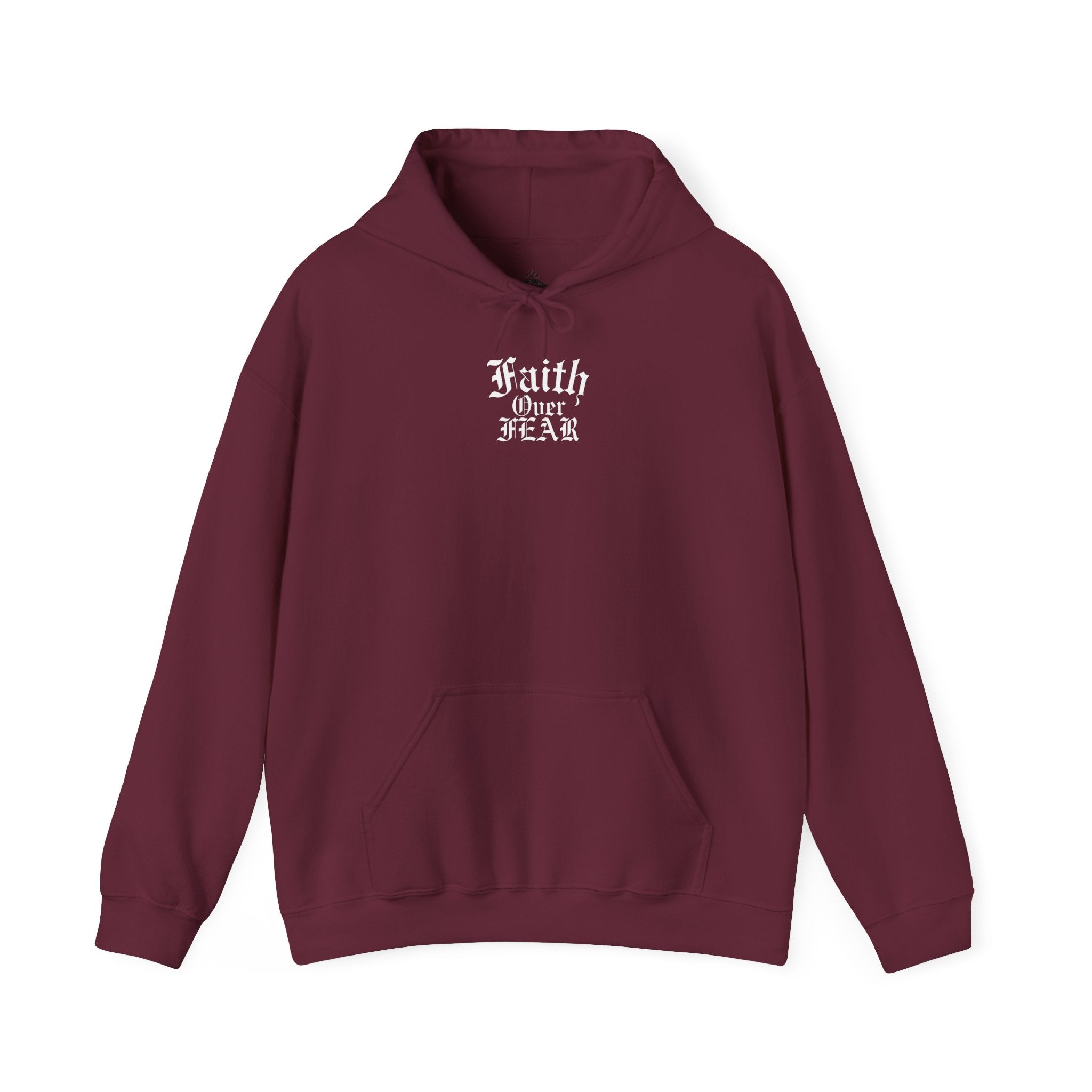 Faith Over Fear Unisex Heavy Hoodie - Christian Streetwear