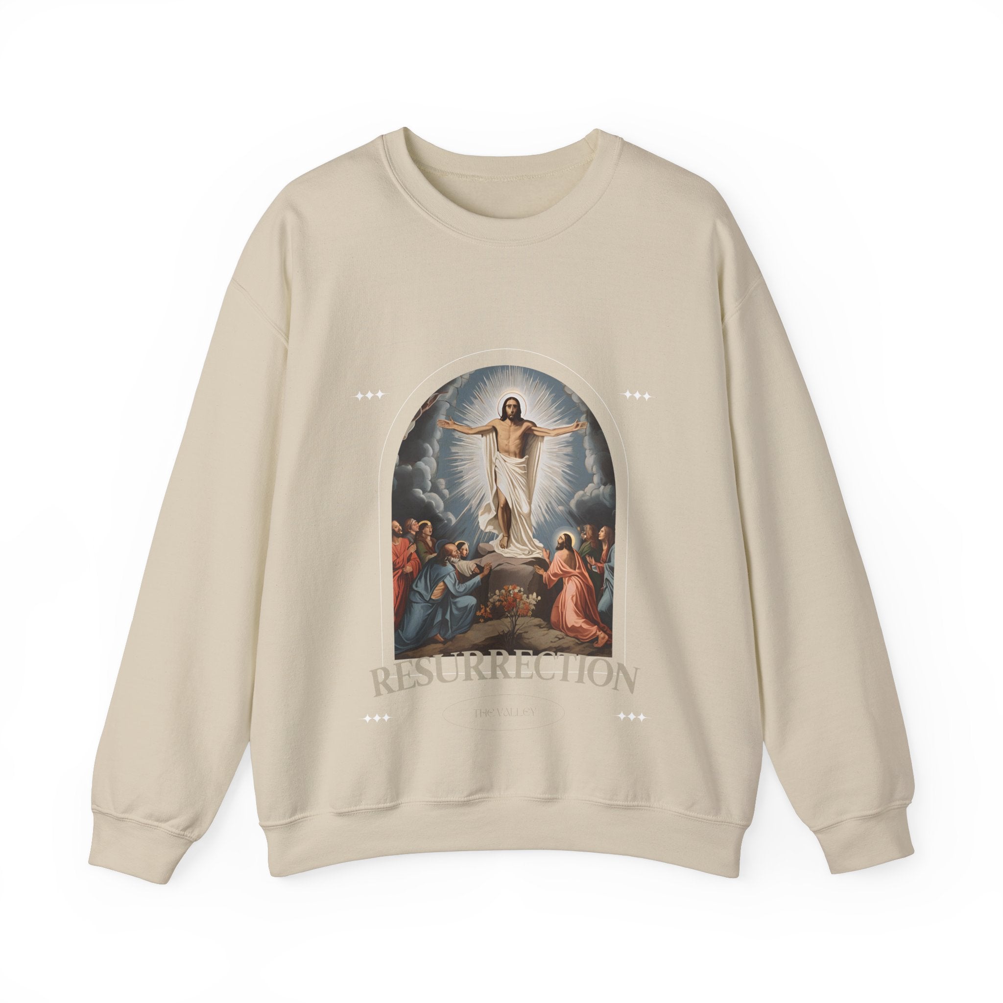 'Resurrection' Unisex Heavy Blend Crewneck - Christian Streetwear