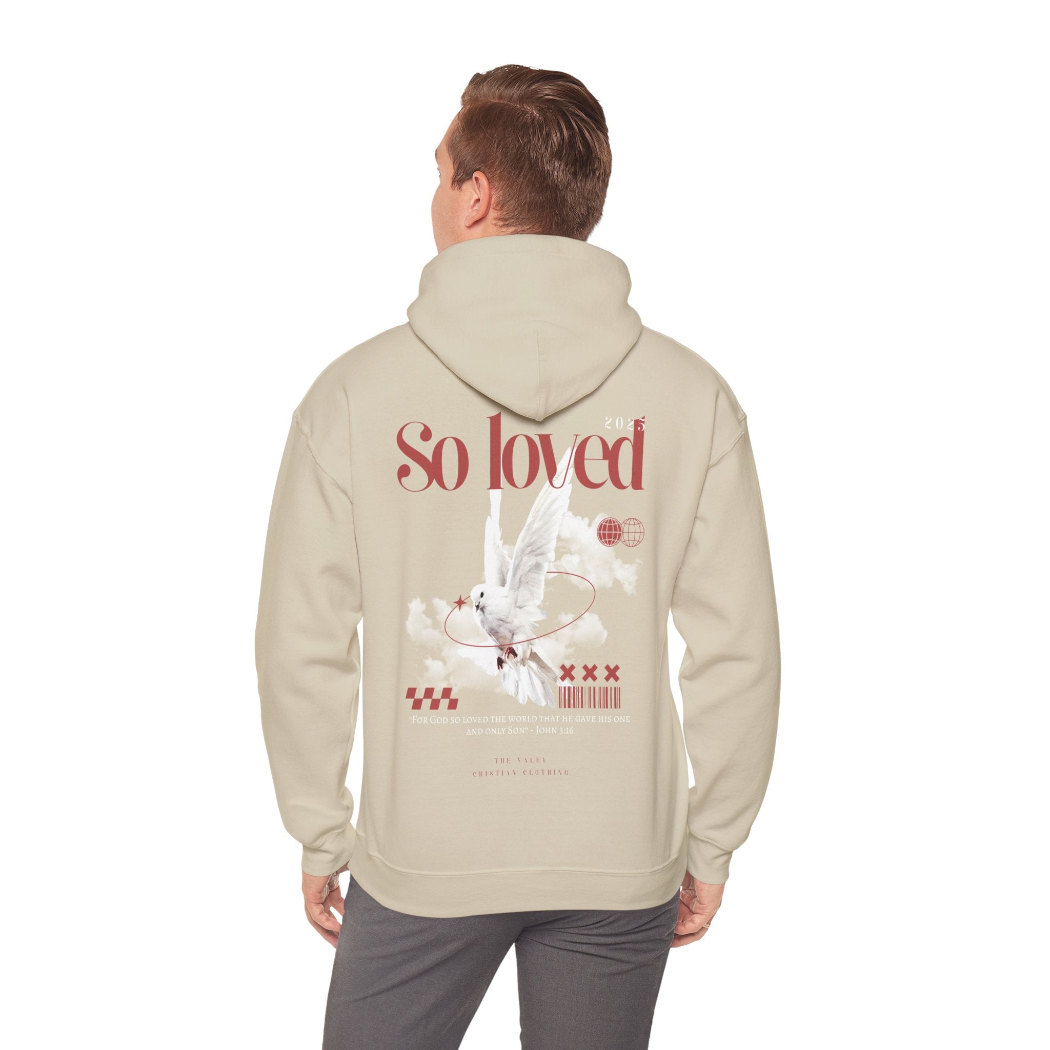 'So Loved Hoodie' Unisex Heavy Blend™ - Christian Streetwear