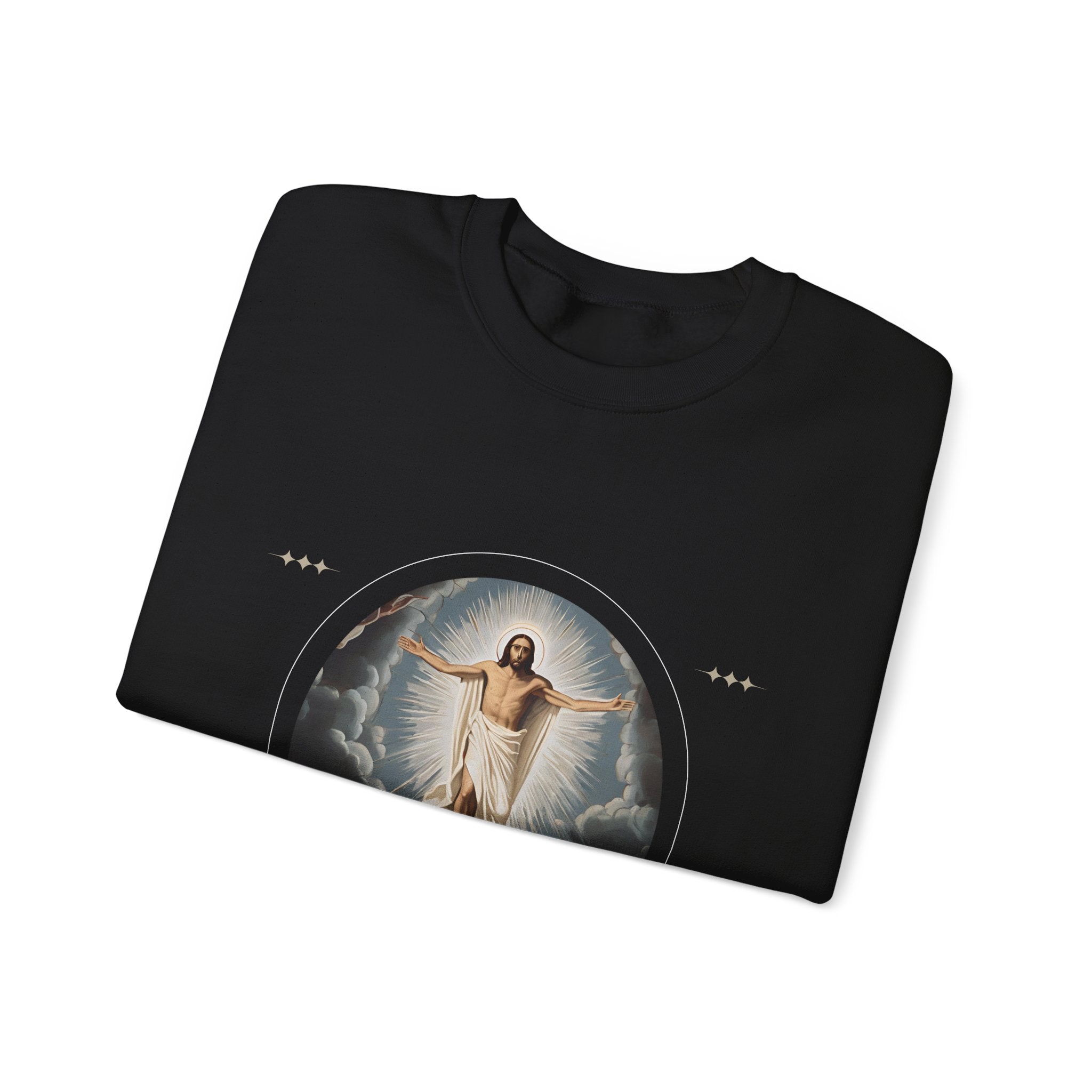 'Resurrection' Unisex Heavy Blend Crewneck - Christian Streetwear