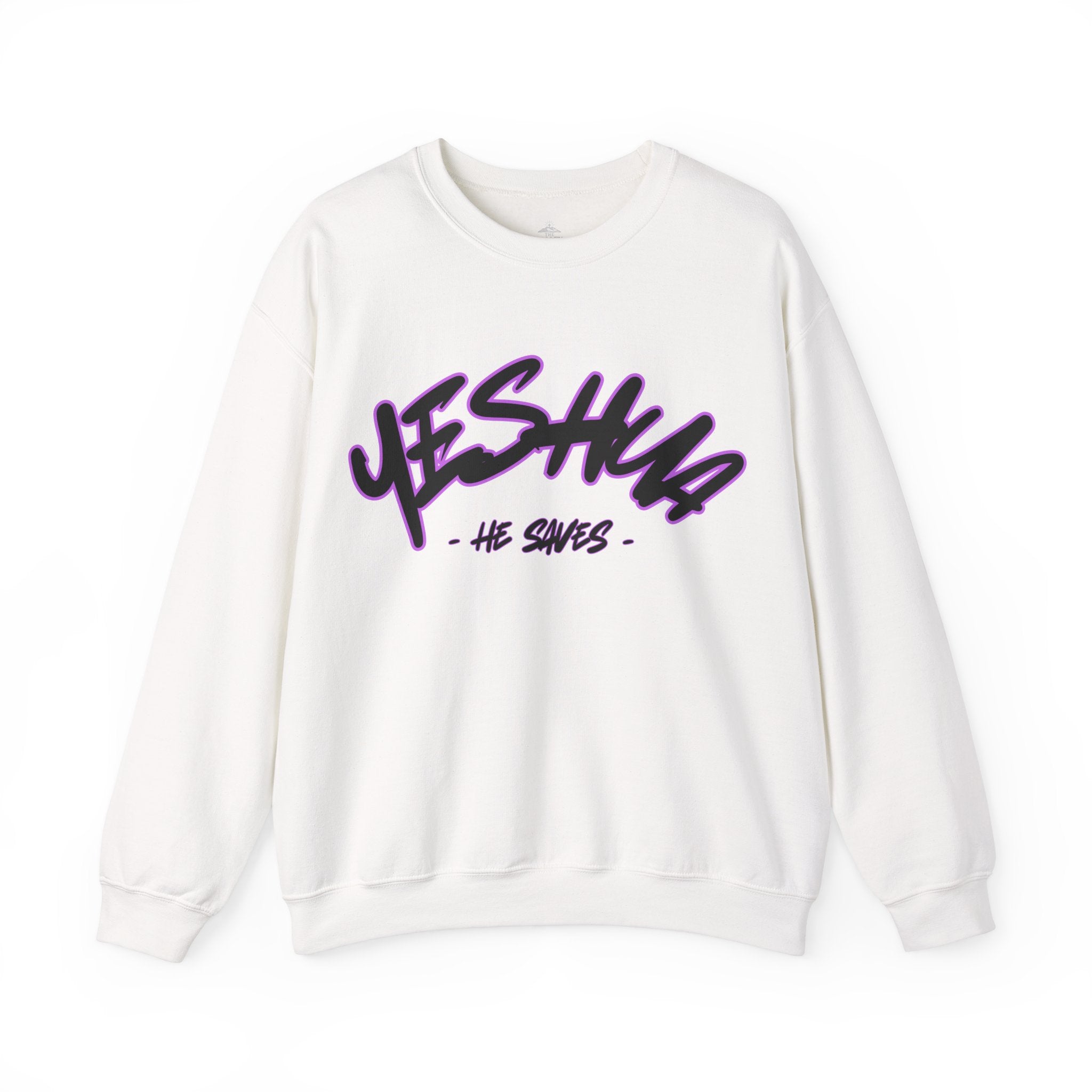 ‘Yeshua’ Heavy Blend™ Crewneck - Christian streetwear