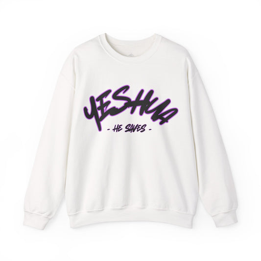 ‘Yeshua’ Heavy Blend™ Crewneck - Christian streetwear