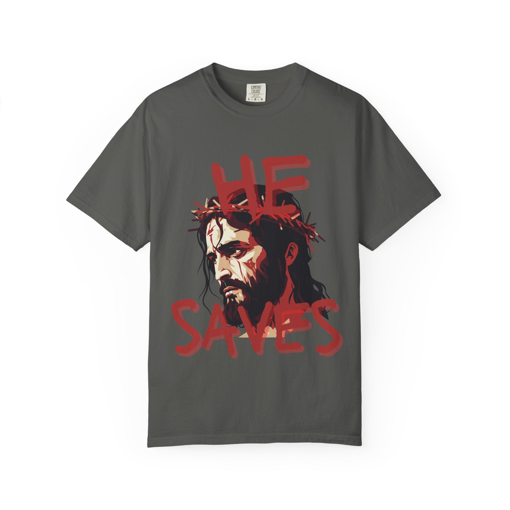 ‘He saves v2’ Woman’s T-shirt - Christian streetwear