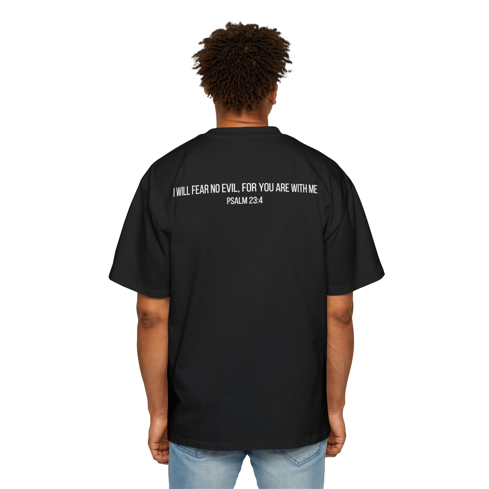 'Psalm 23:4' Oversized Tee - Christian Streetwear