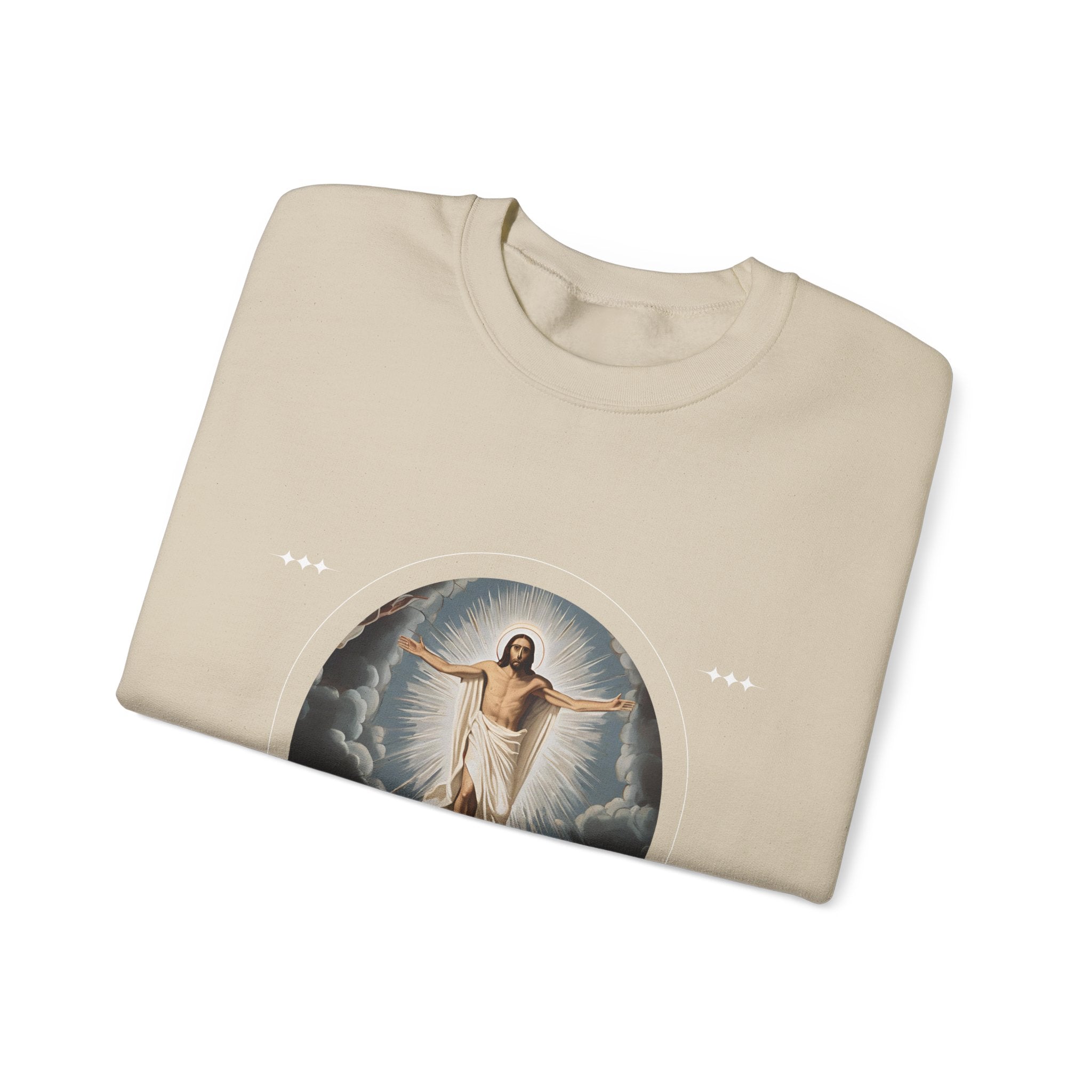 'Resurrection' Unisex Heavy Blend Crewneck - Christian Streetwear