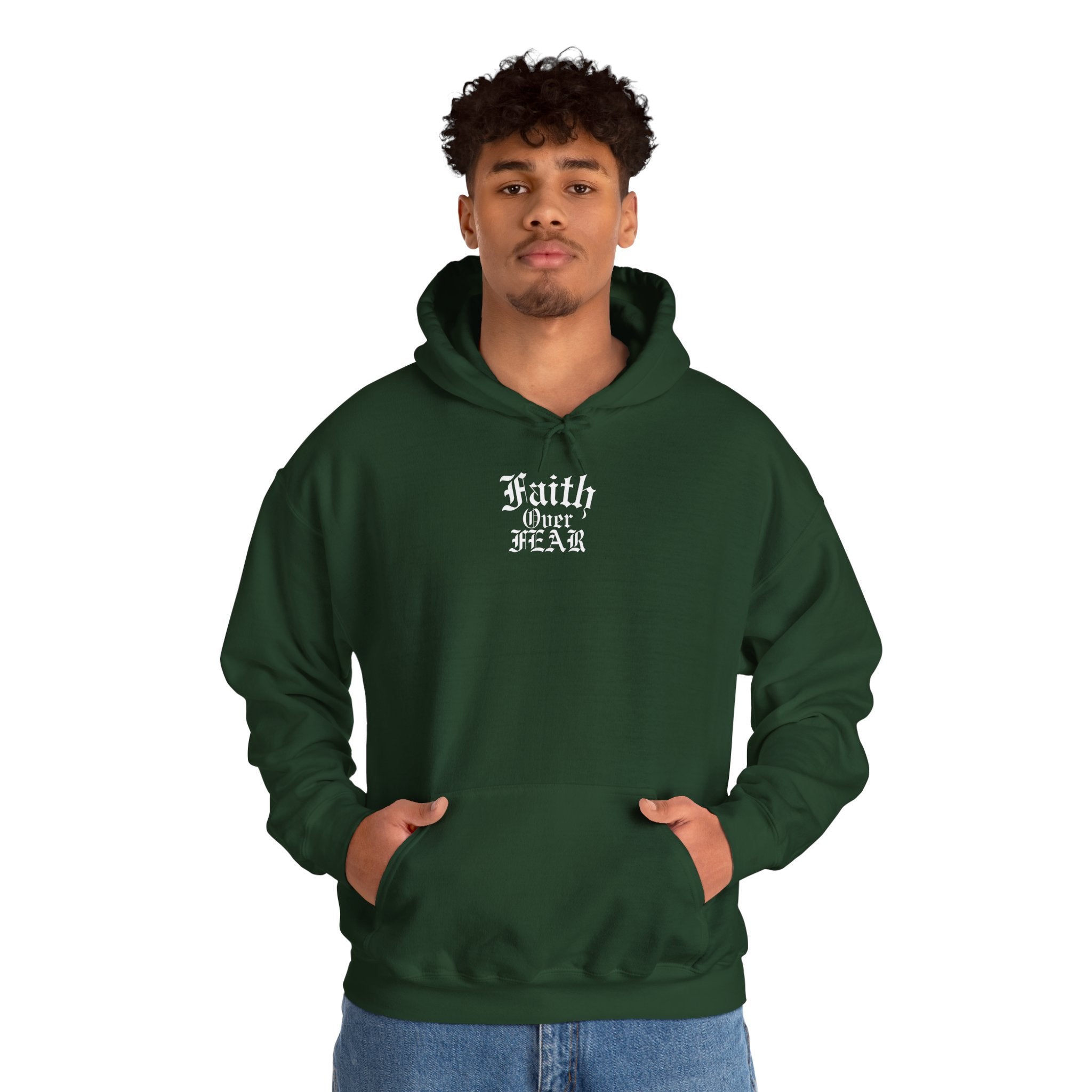 Faith Over Fear Unisex Heavy Hoodie - Christian Streetwear