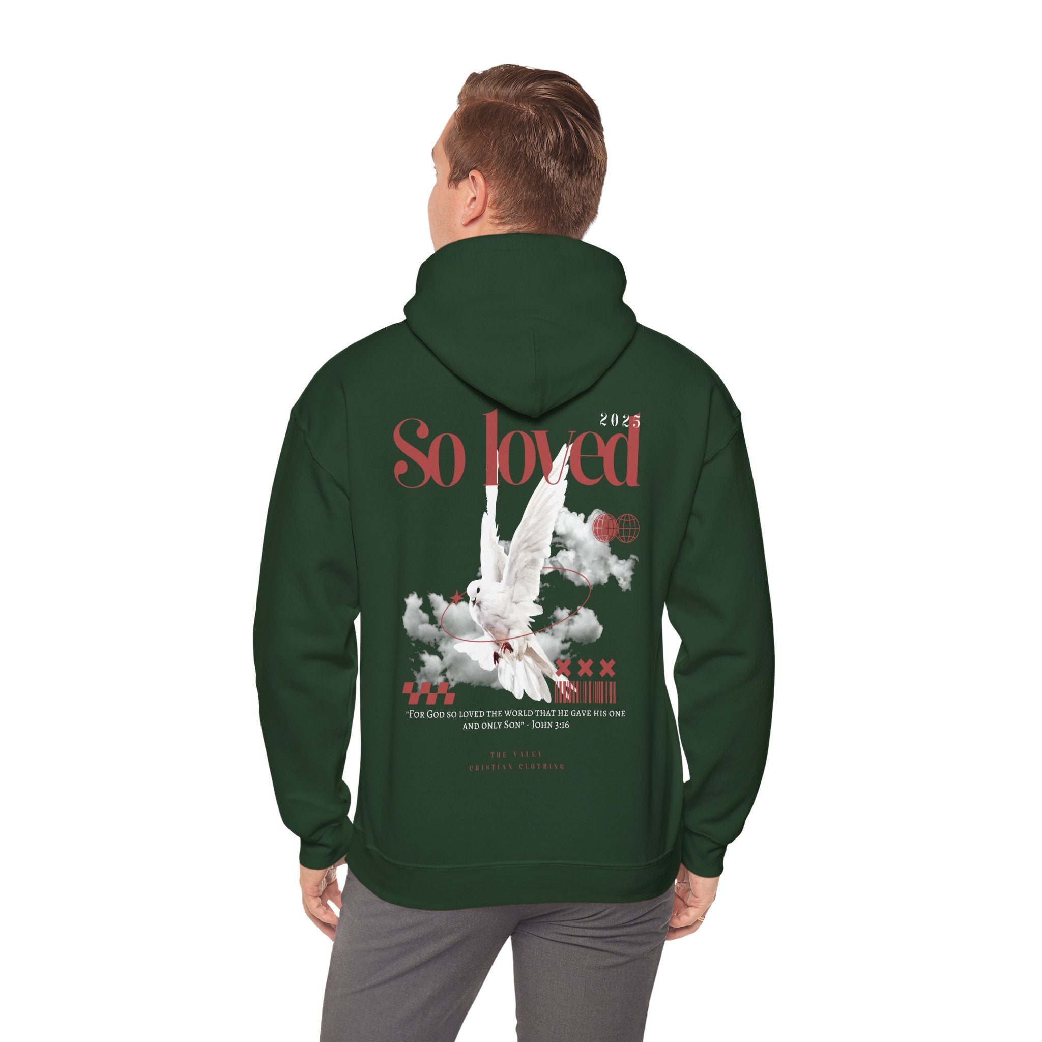 'So Loved Hoodie' Unisex Heavy Blend™ - Christian Streetwear