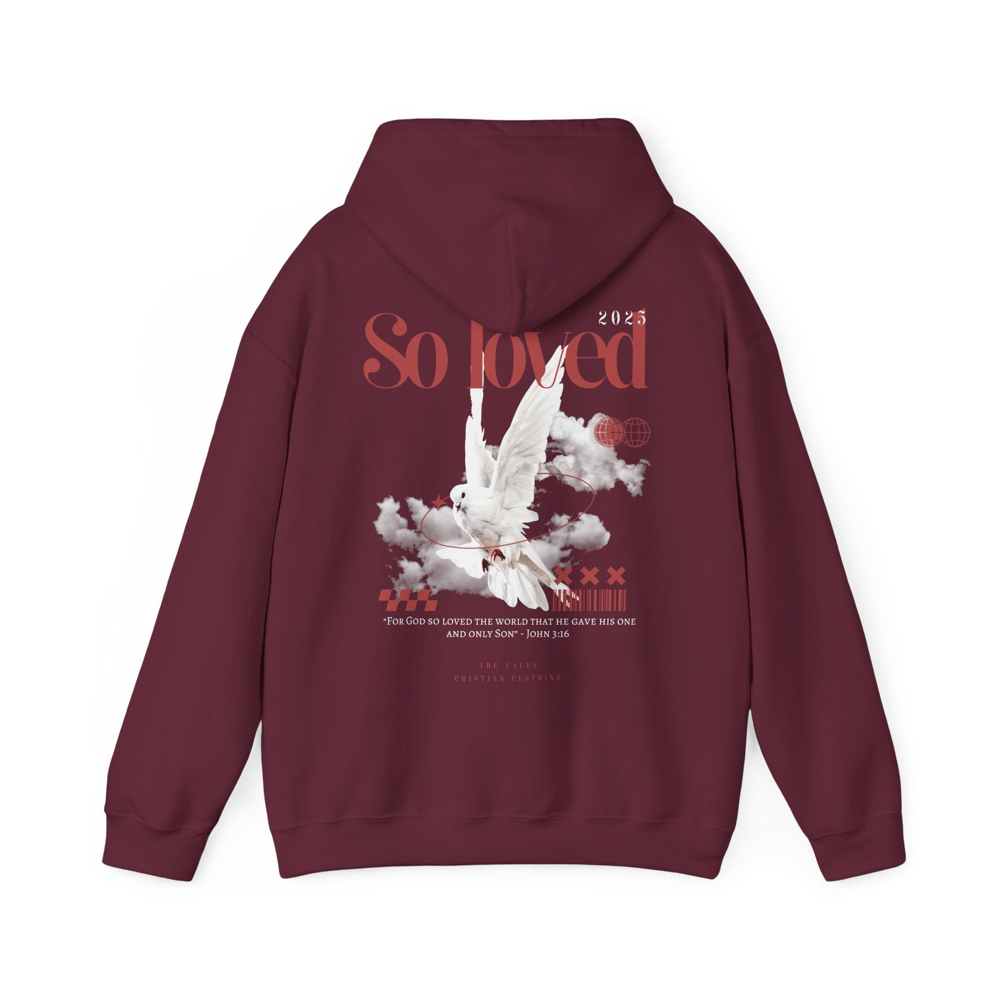 'So Loved Hoodie' Unisex Heavy Blend™ - Christian Streetwear
