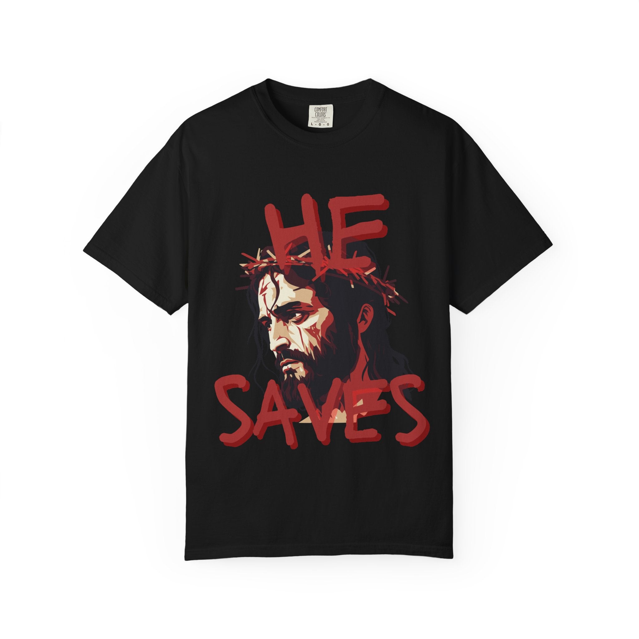 ‘He saves v2’ Woman’s T-shirt - Christian streetwear