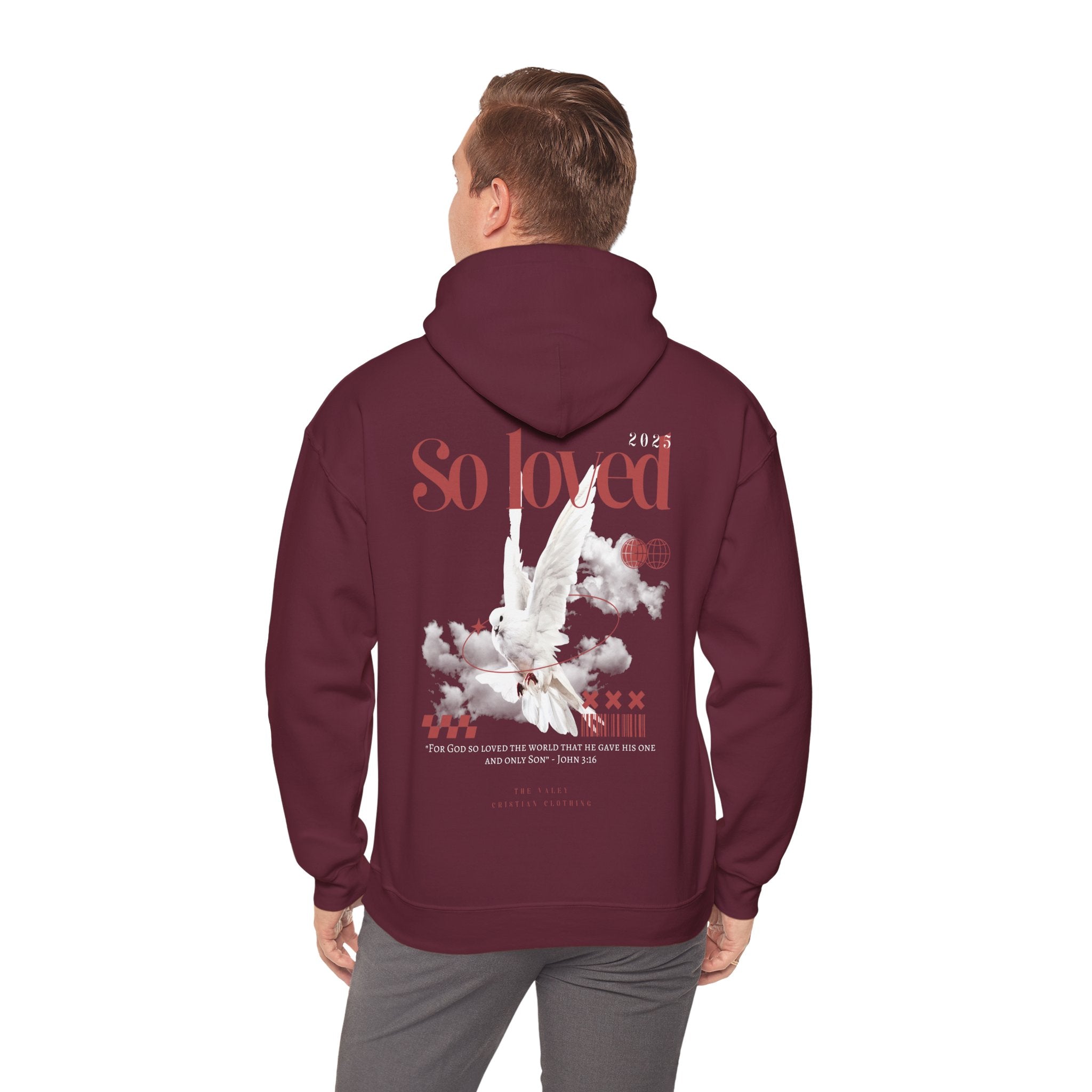 'So Loved Hoodie' Unisex Heavy Blend™ - Christian Streetwear