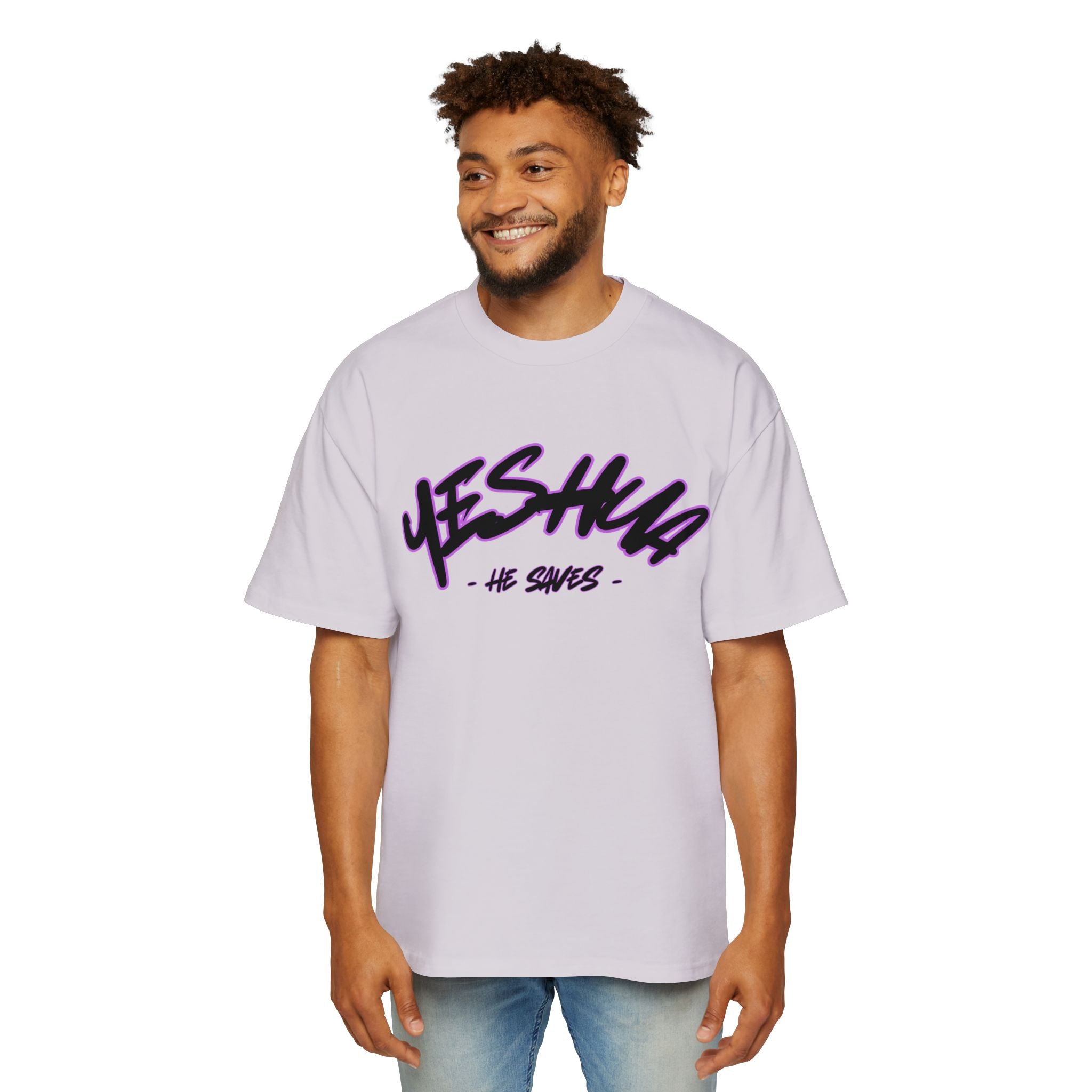 'Yeshua' Heavy Oversized Tee - Christian Streetwear
