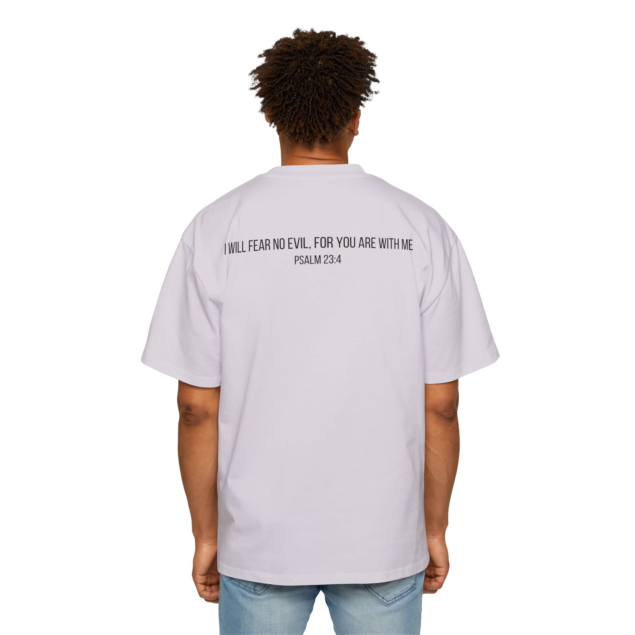 'Psalm 23:4' Oversized Tee - Christian Streetwear