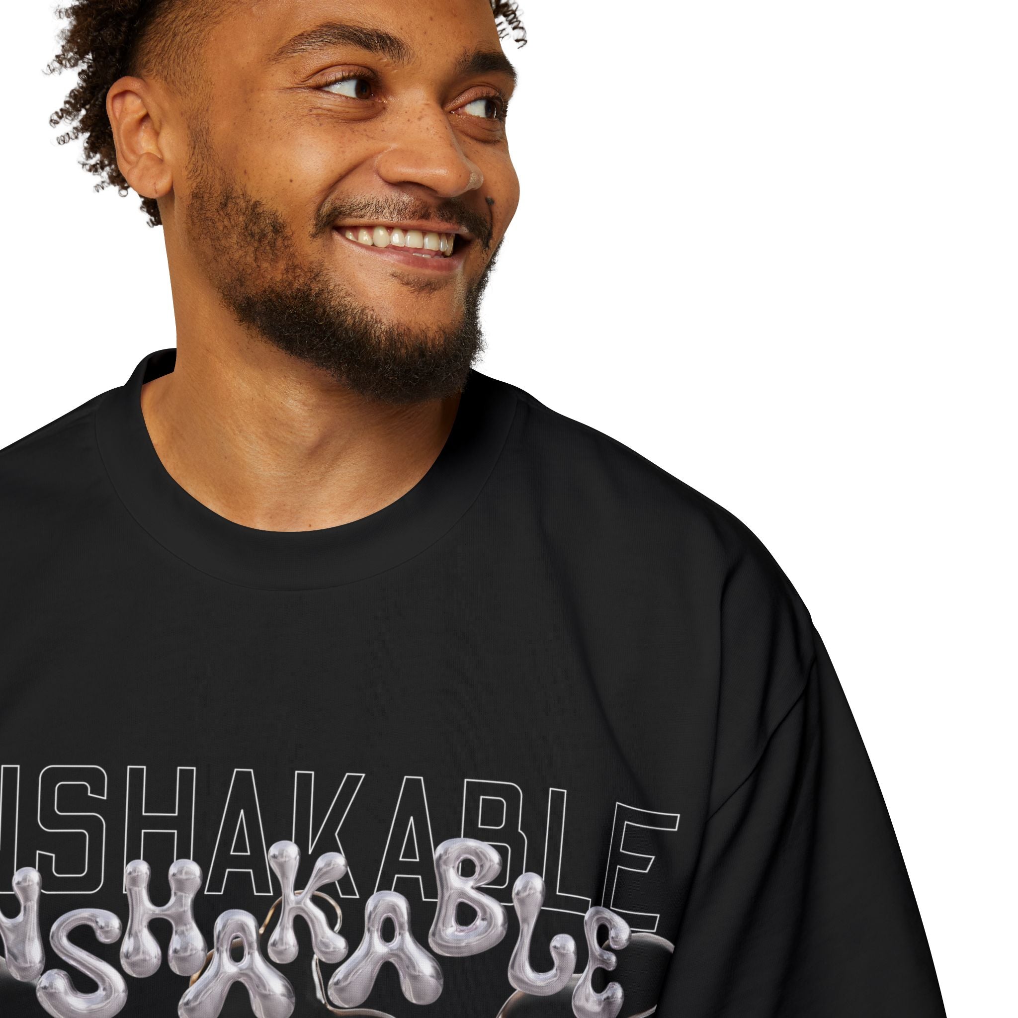 'Unshakable' Heavy Oversized Tee - Christian Streetwear