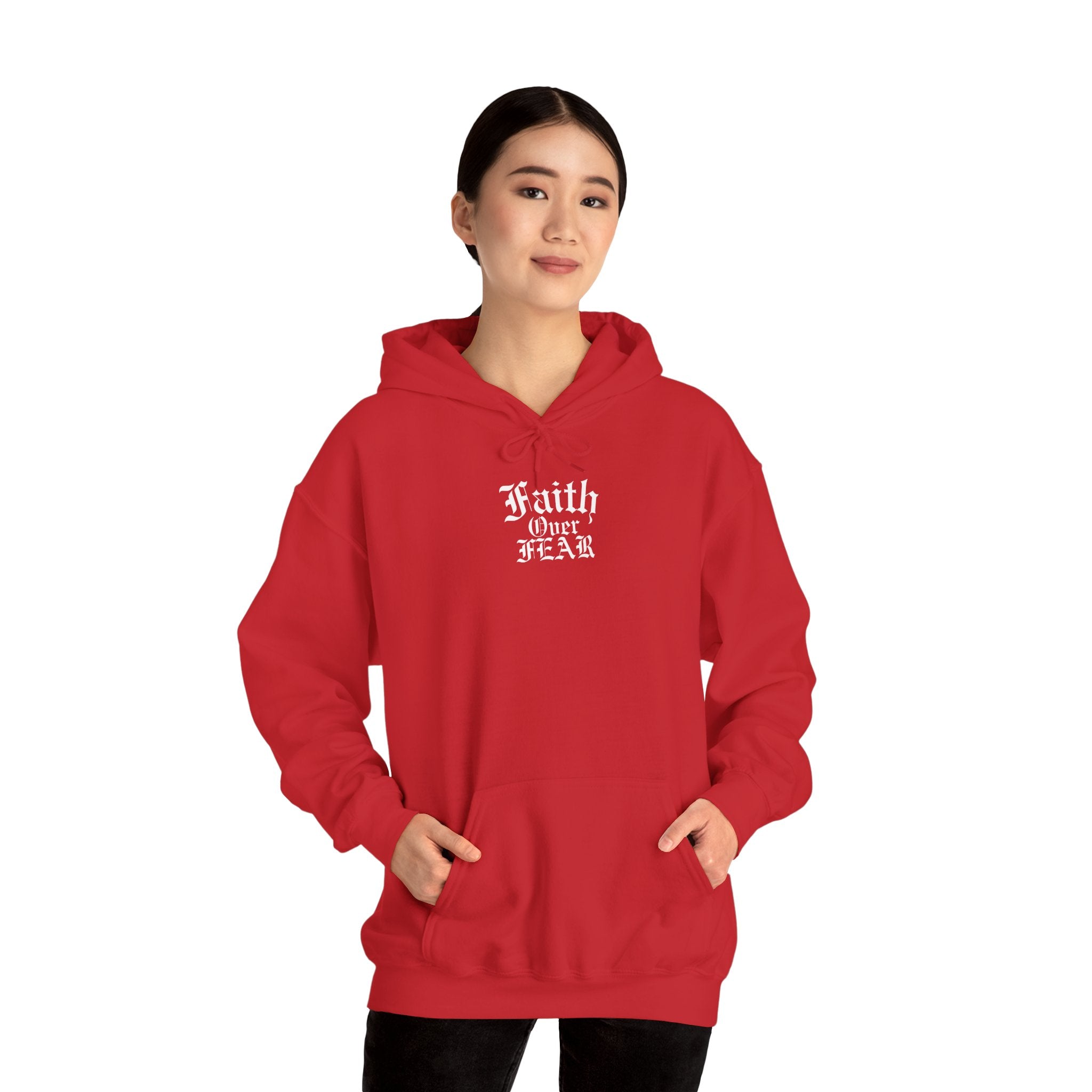 Faith Over Fear Unisex Heavy Hoodie - Christian Streetwear