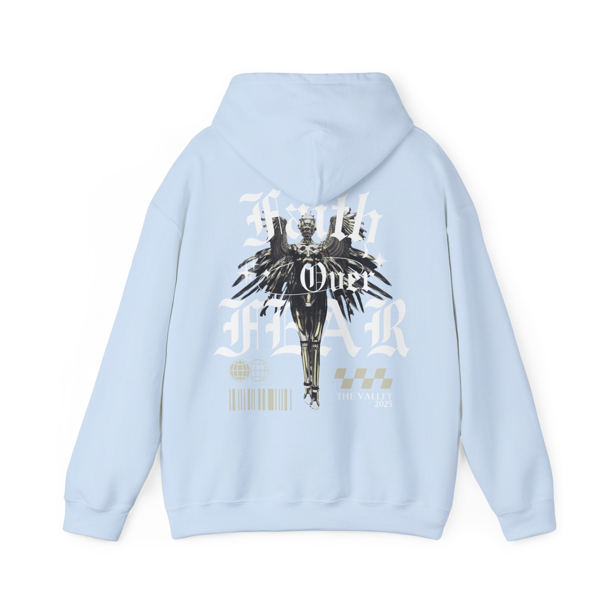 Faith Over Fear Unisex Heavy Hoodie - Christian Streetwear
