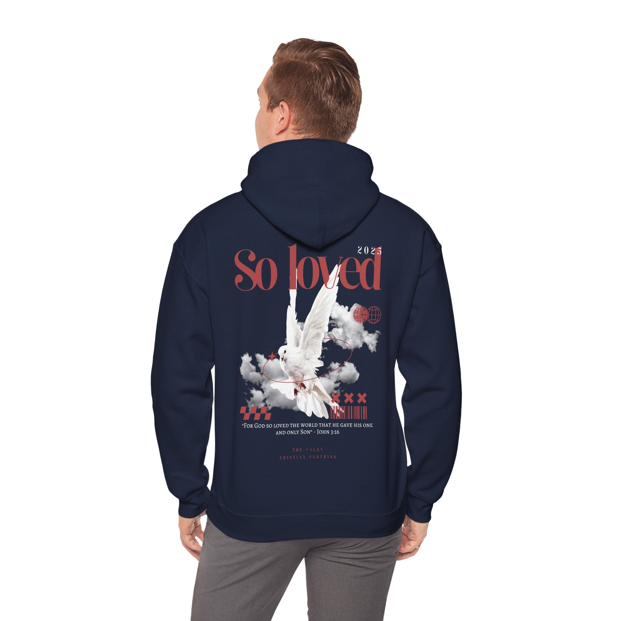 'So Loved Hoodie' Unisex Heavy Blend™ - Christian Streetwear