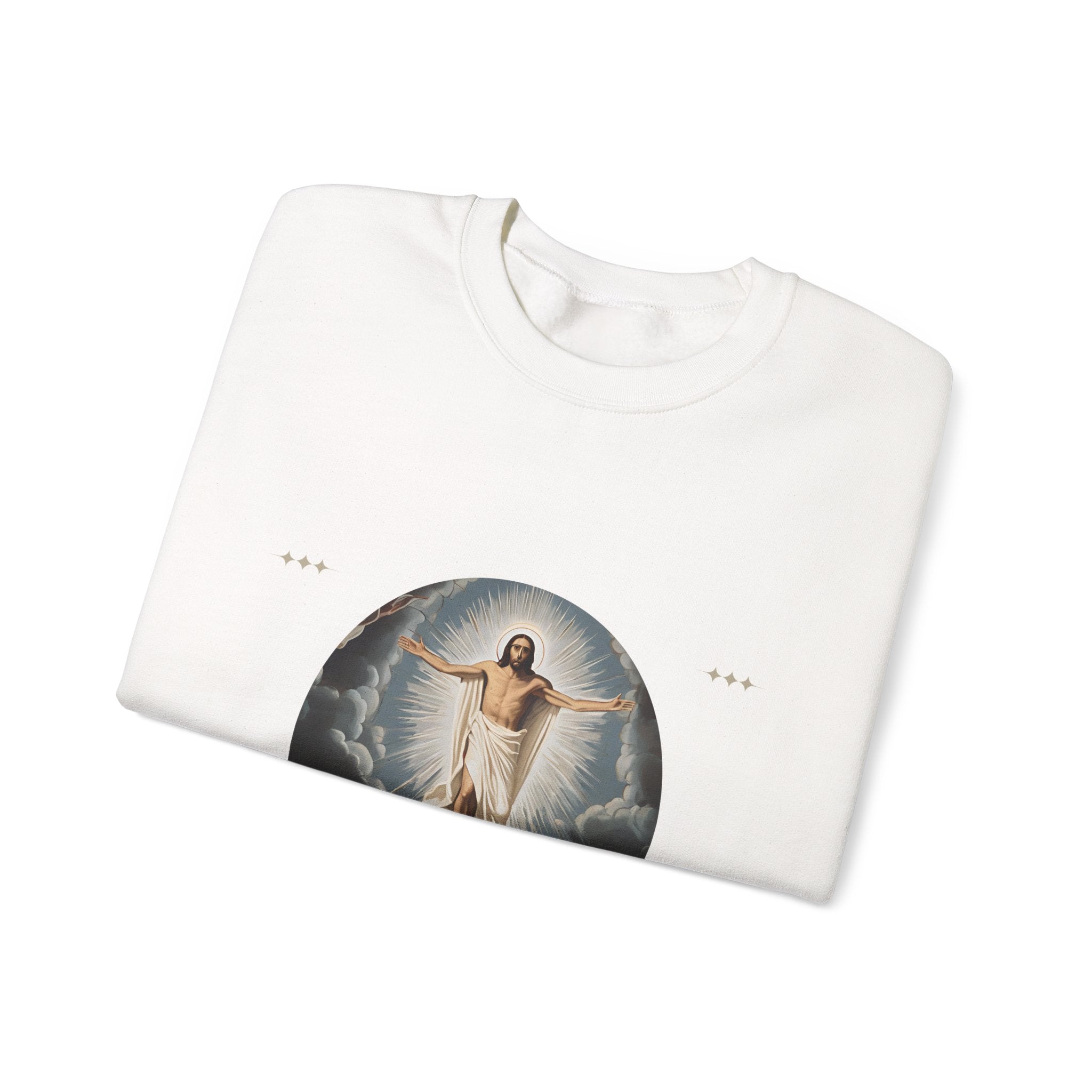 'Resurrection' Unisex Heavy Blend Crewneck - Christian Streetwear