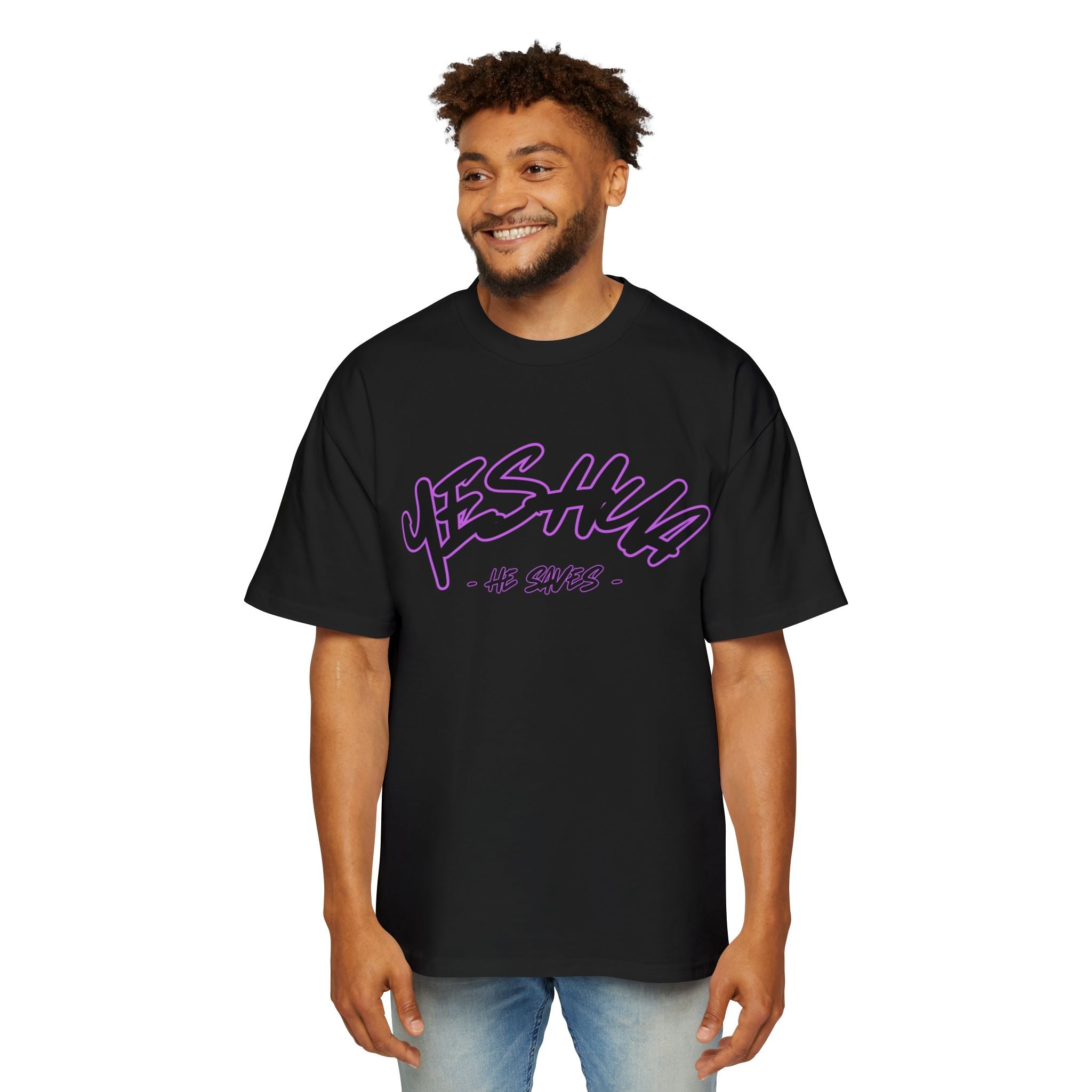 'Yeshua' Heavy Oversized Tee - Christian Streetwear