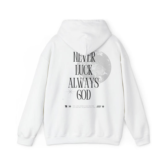 'Never Luck' Unisex Heavy Blend™ - Christian Streetwear