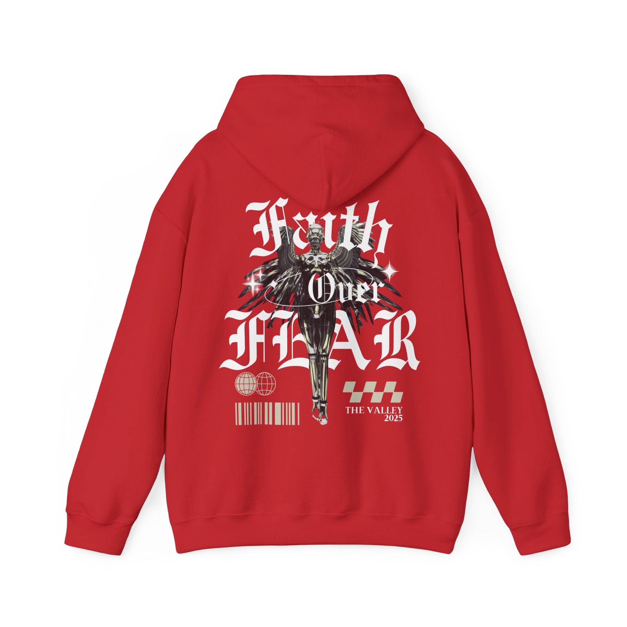 Faith Over Fear Unisex Heavy Hoodie - Christian Streetwear