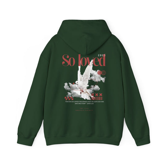 'So Loved Hoodie' Unisex Heavy Blend™ - Christian Streetwear