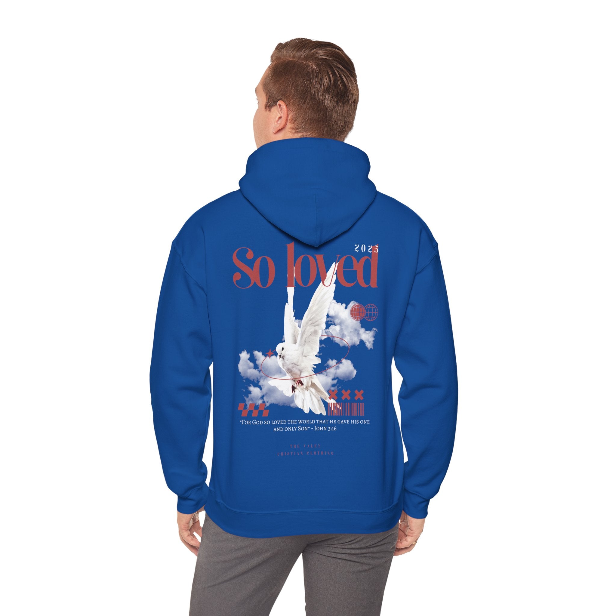 'So Loved Hoodie' Unisex Heavy Blend™ - Christian Streetwear