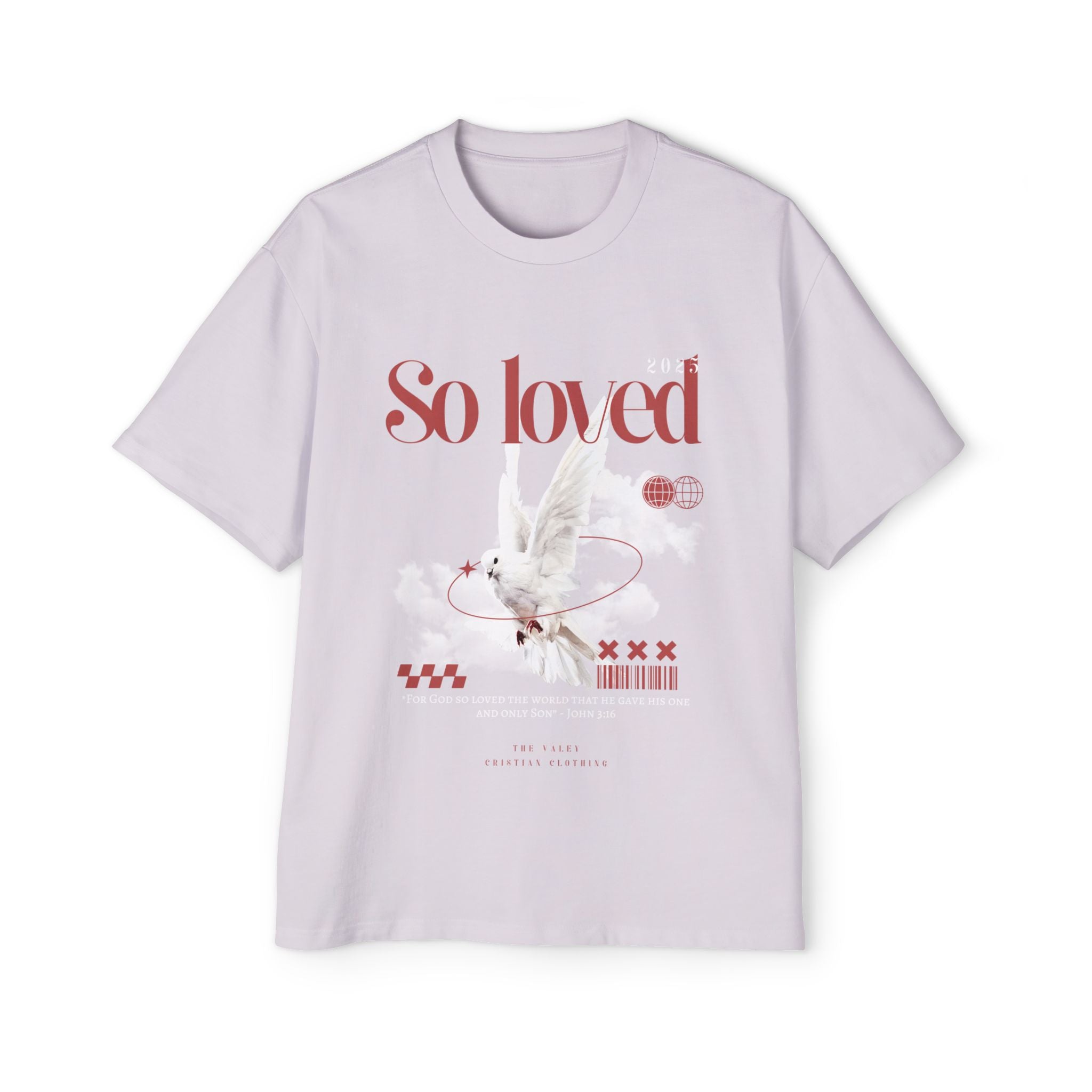 'So Loved' Heavy Oversized Tee - Christian Streetware