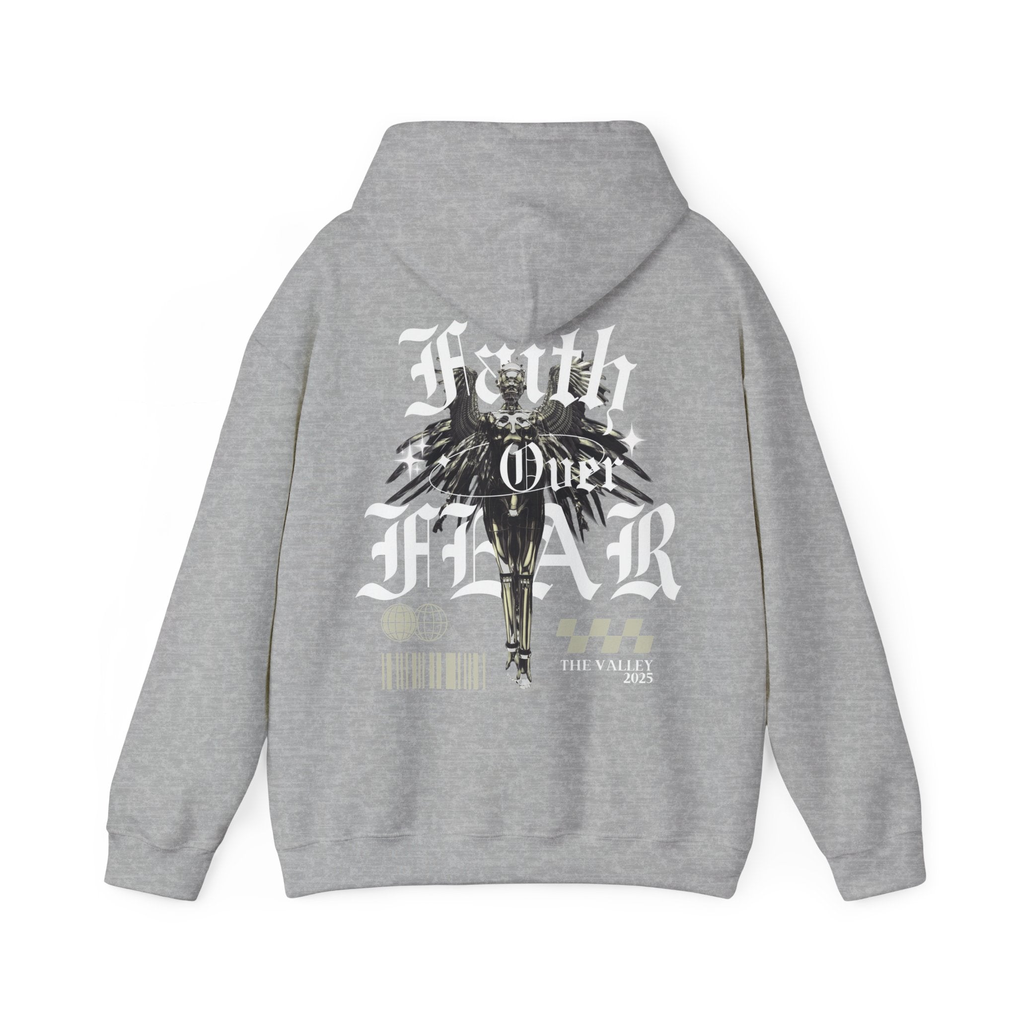 Faith Over Fear Unisex Heavy Hoodie - Christian Streetwear